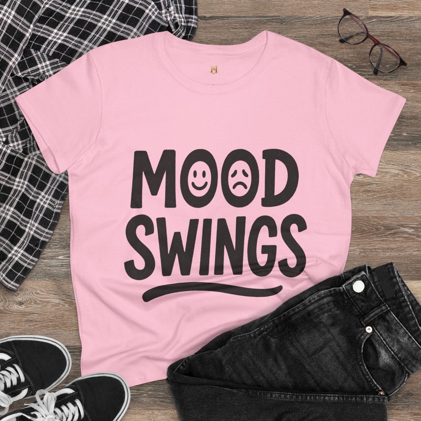 Mood Swings / Emotional Roller Coaster Women's Tee — Funny Mental Health Graphic T-Shirt
