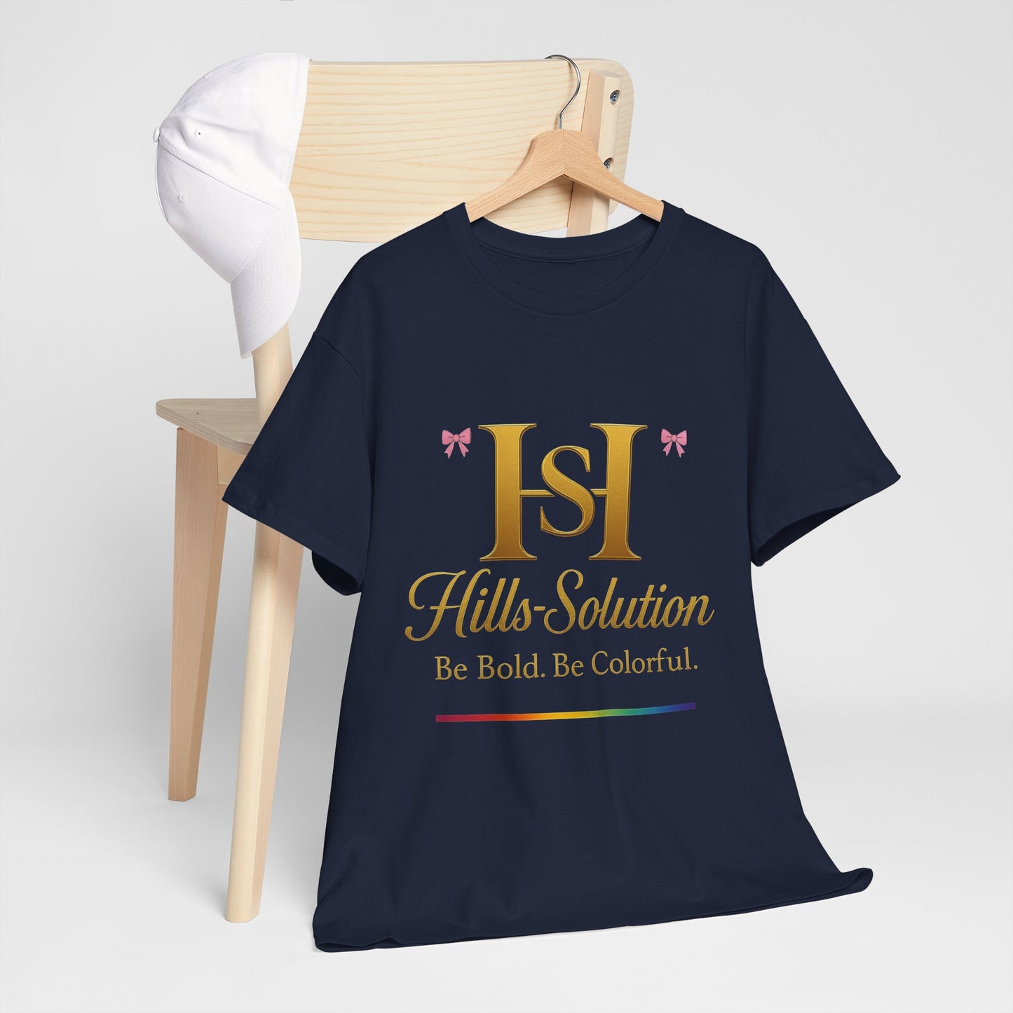 Be Bold Be Colorful Graphic Tee — Vibrant Hills Solution T-Shirt