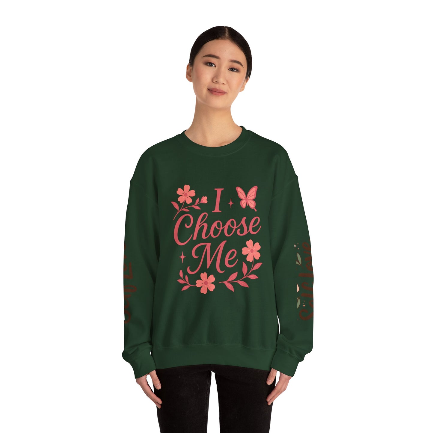 Self Love Crewneck Sweatshirt - Choose Joy & Embrace Yourself