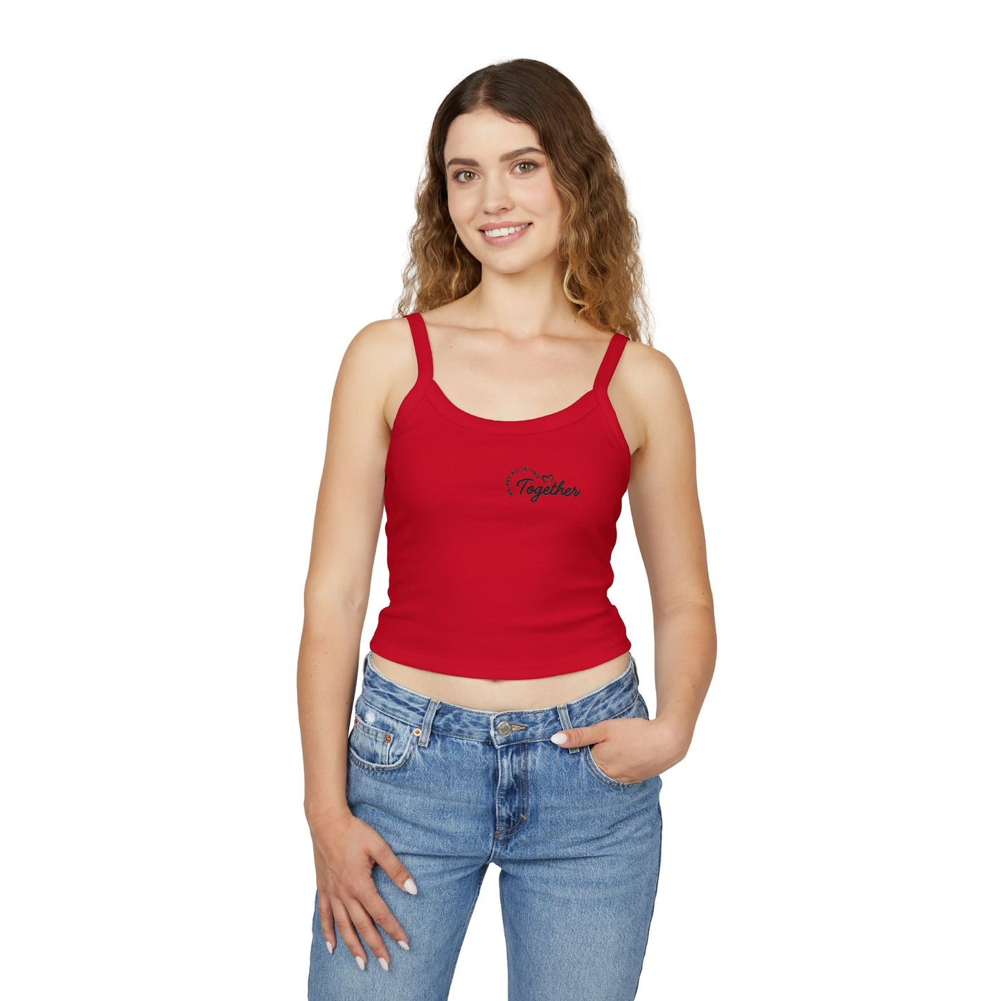 Together Heart Crop Tank Top