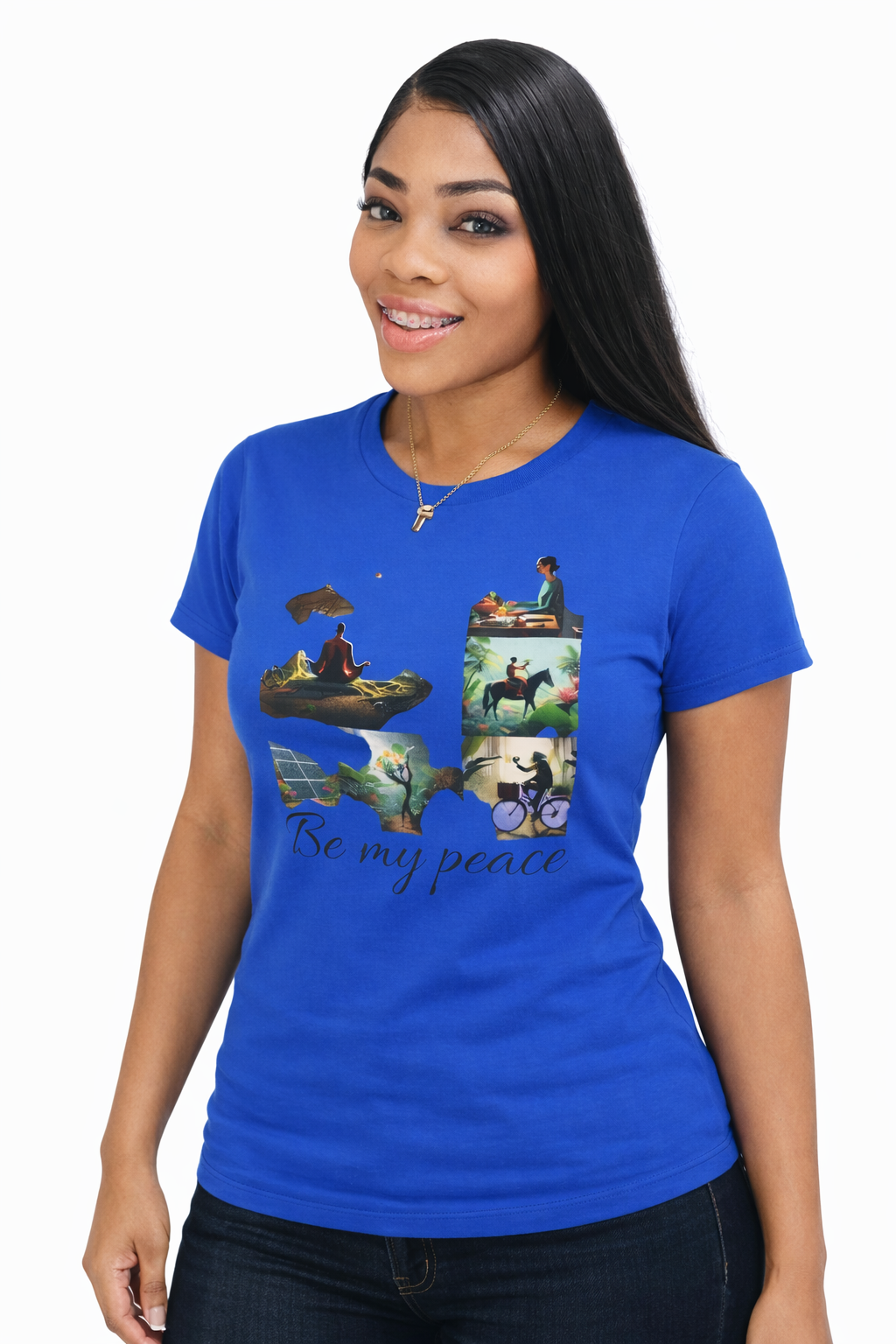 Peaceful Vibes Unisex T-Shirt - Relaxing Wear for Mindfulness