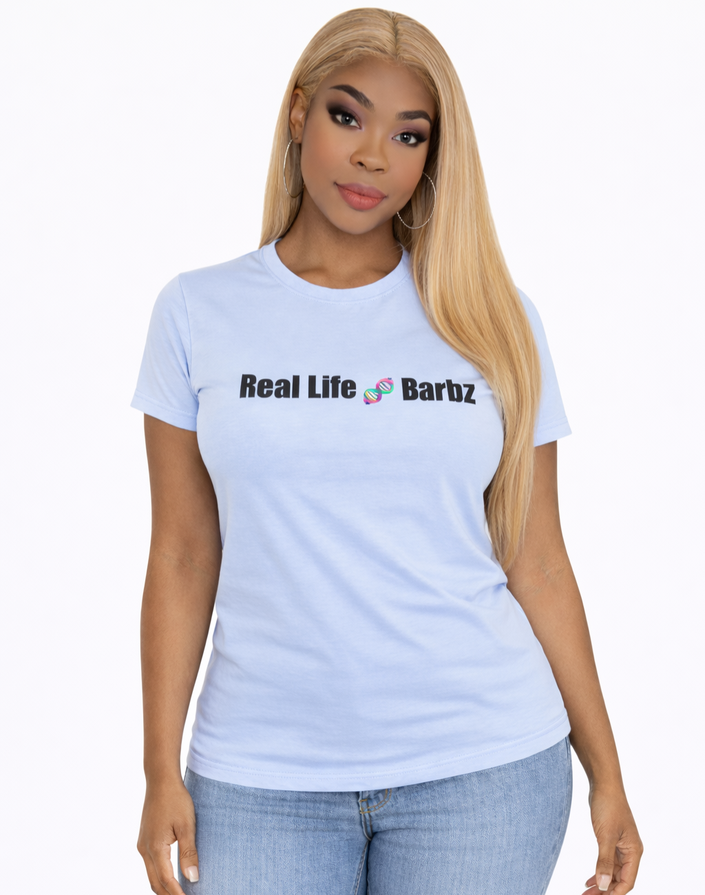 Women’s Trendy Graphic Tee, "Real Life Barbz" Shirt