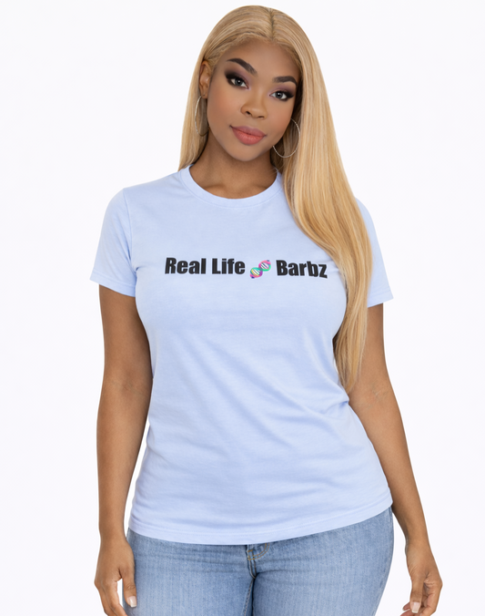 Women’s Trendy Graphic Tee, "Real Life Barbz" Shirt