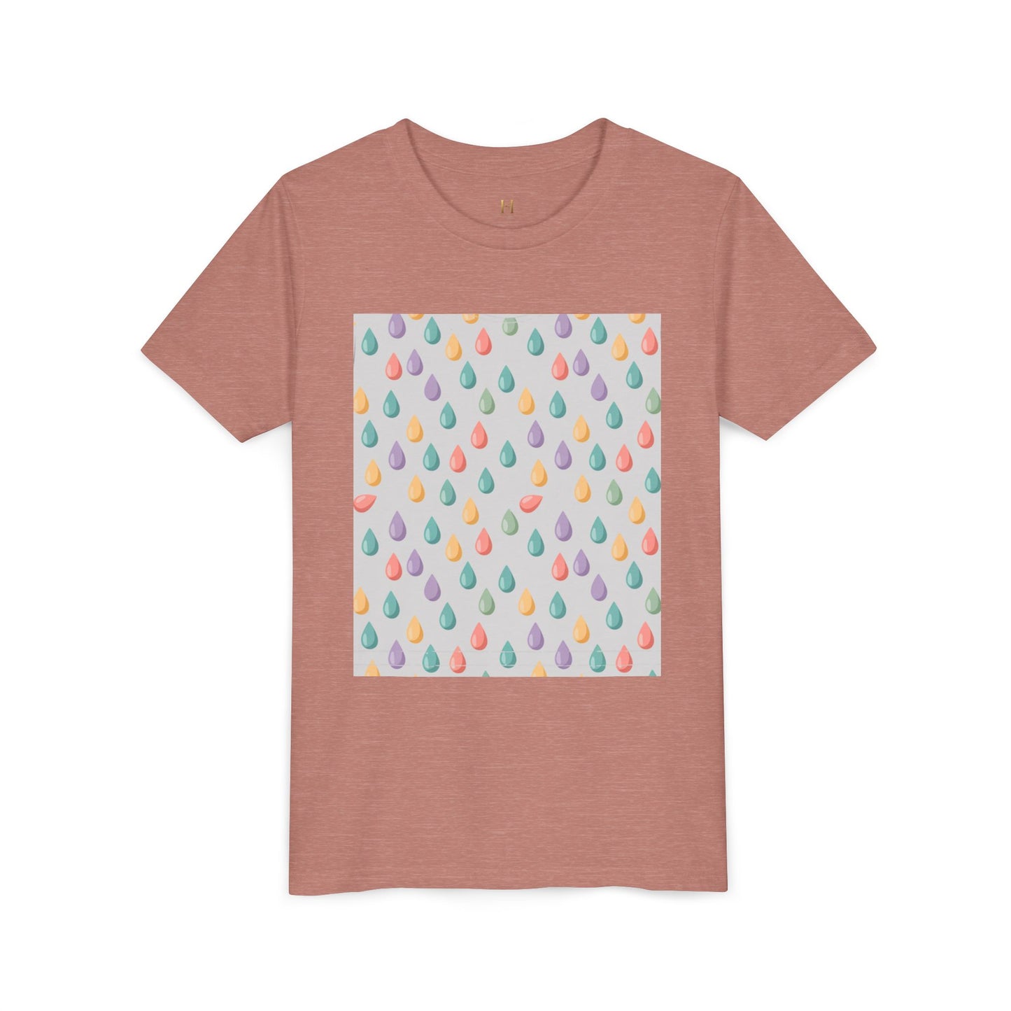 Colorful Water Droplet Youth Tee
