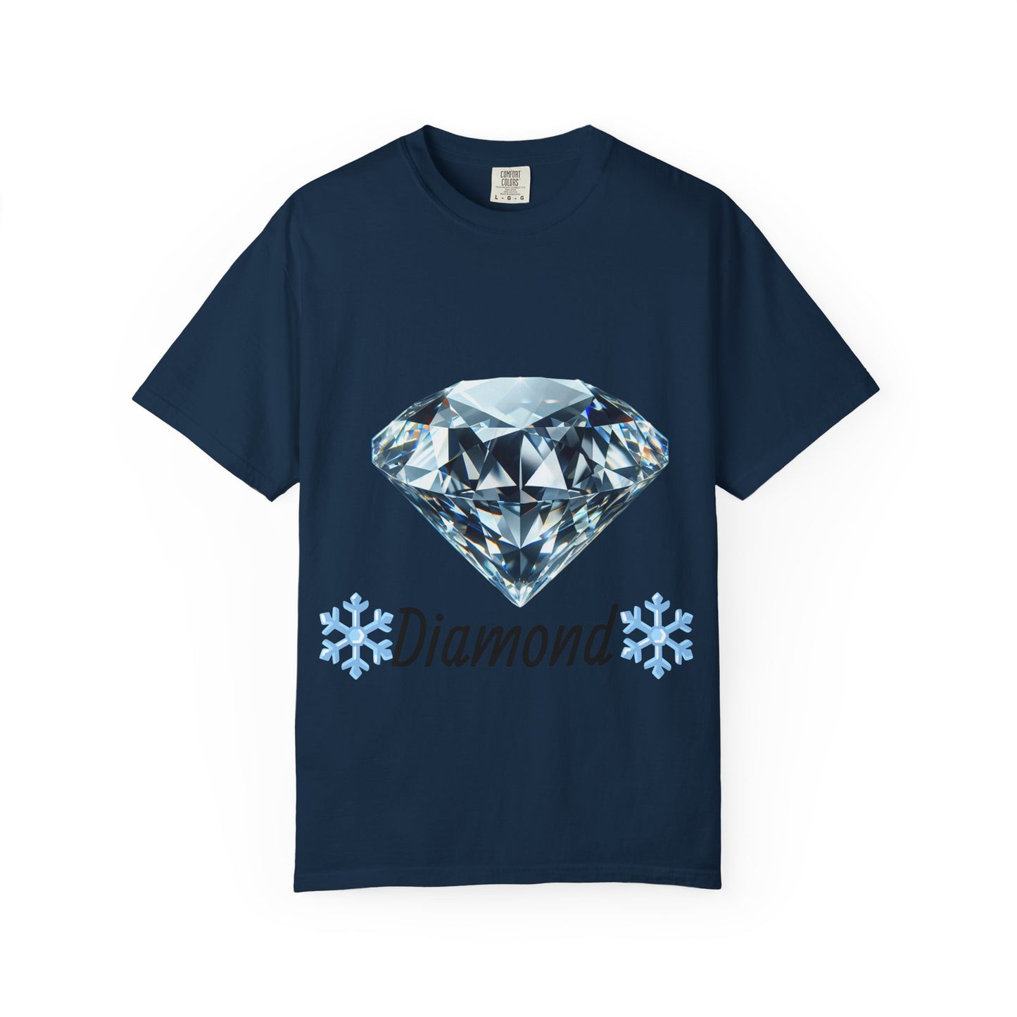 Sparkling Diamond Unisex T-Shirt, Trendy Graphic Tee for Casual Wear, Gift for Birthdays, Parties, Holidays, Fashionable Everyday Style