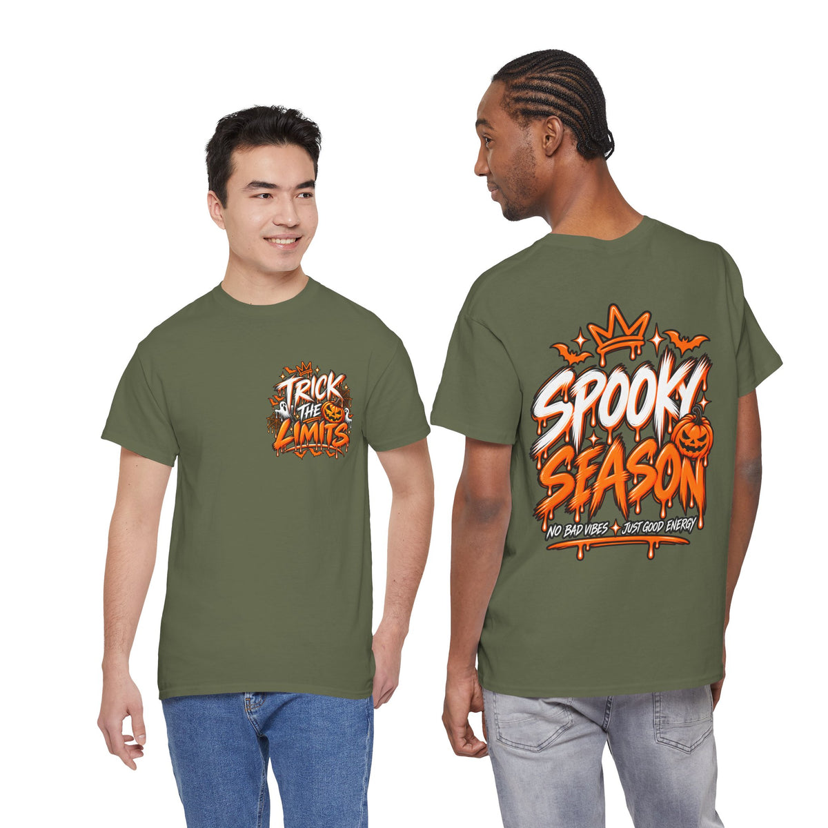 Spooky Season T-Shirt — 'Trick the Limits' Halloween Graphic Tee