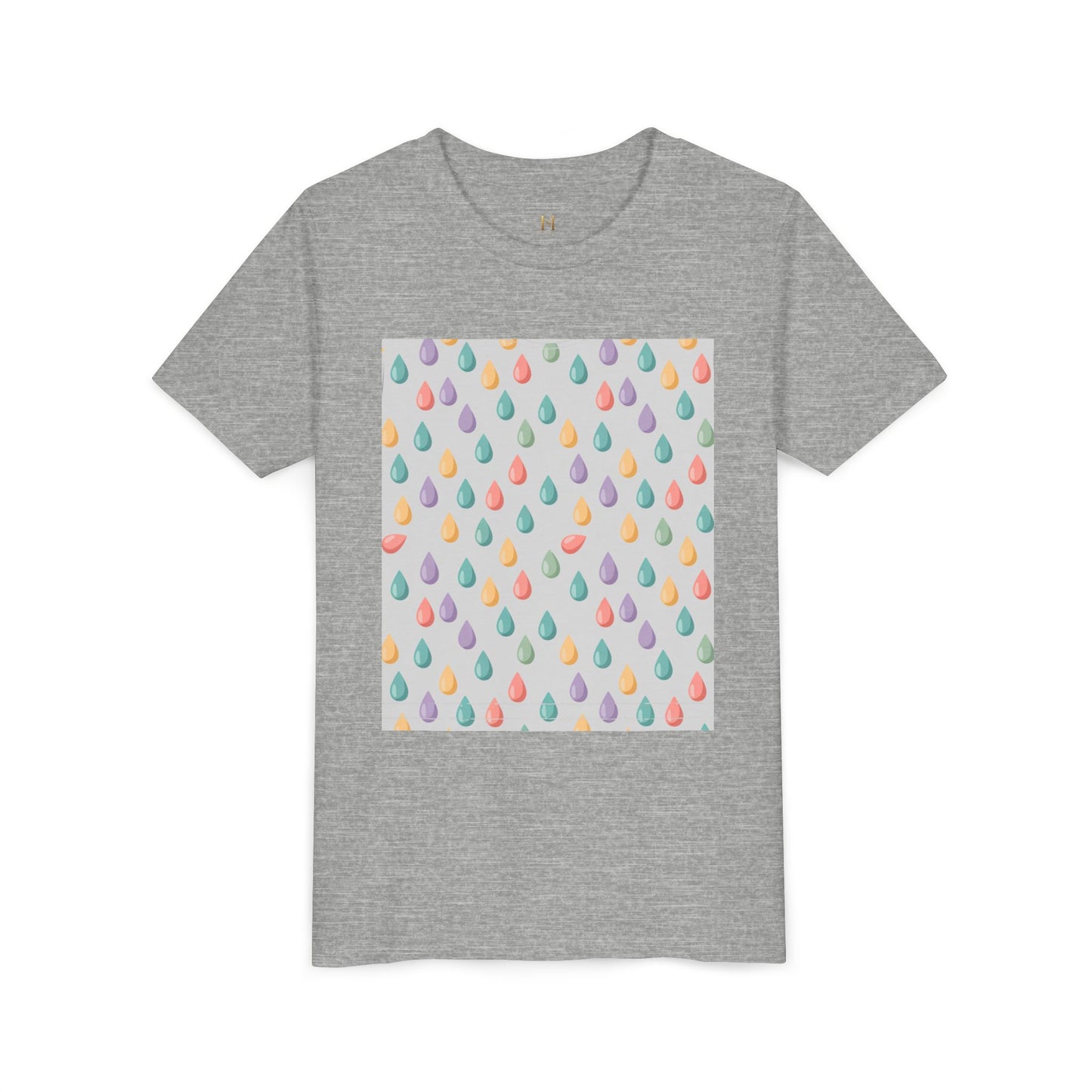 Colorful Water Droplet Youth Tee