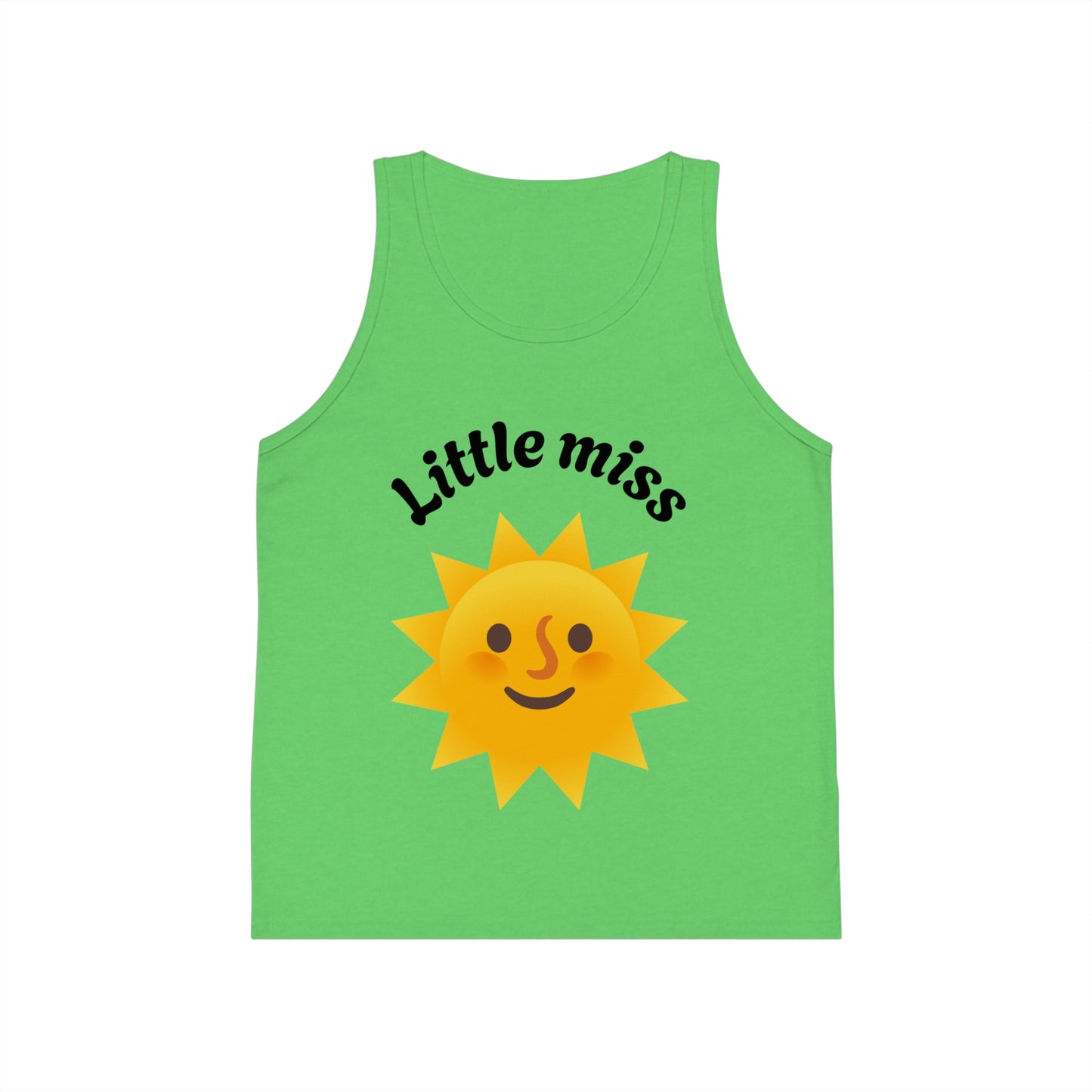 Sunny Days Kid's Jersey Tank Top, Little Miss Sunshine Graphic