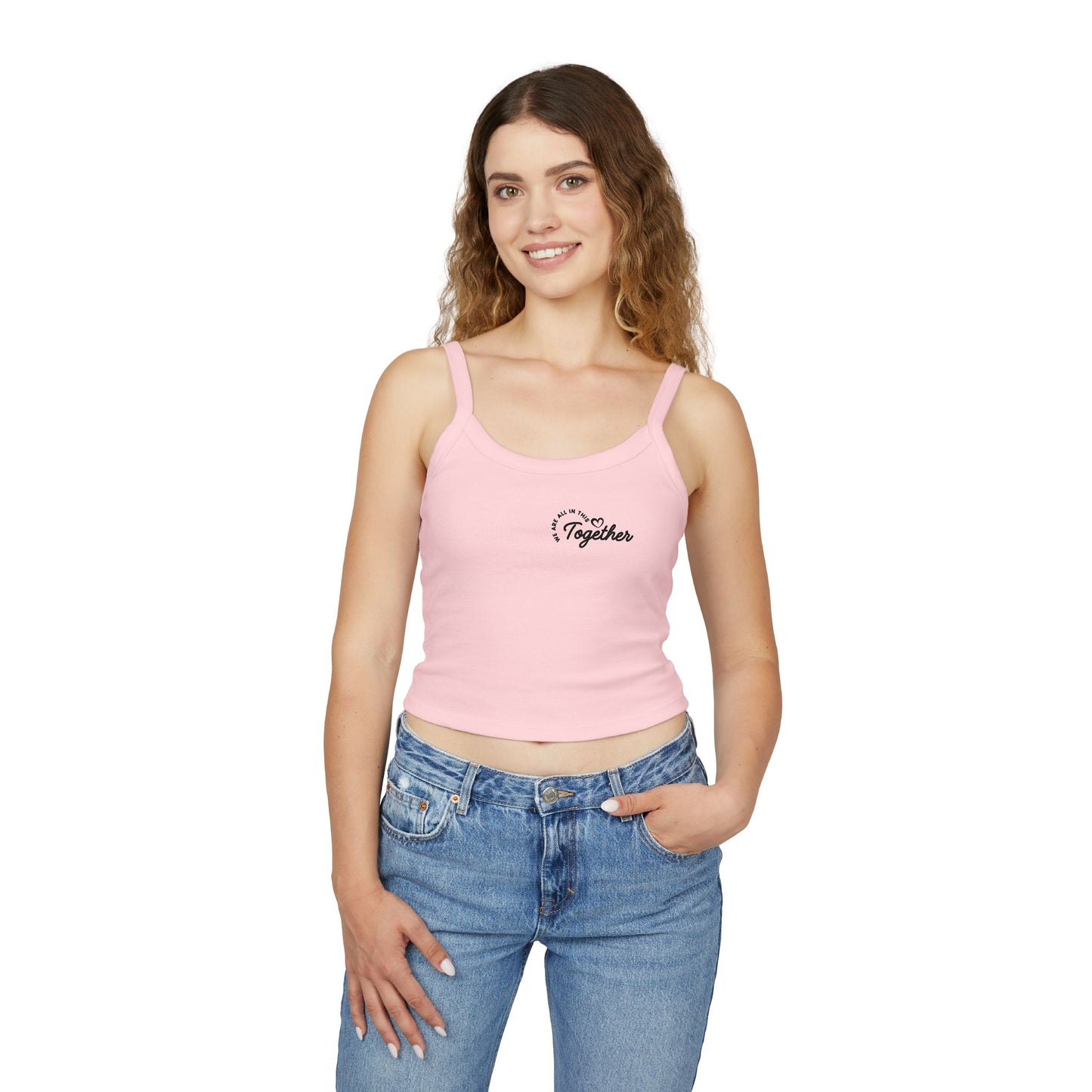 Together Heart Crop Tank Top