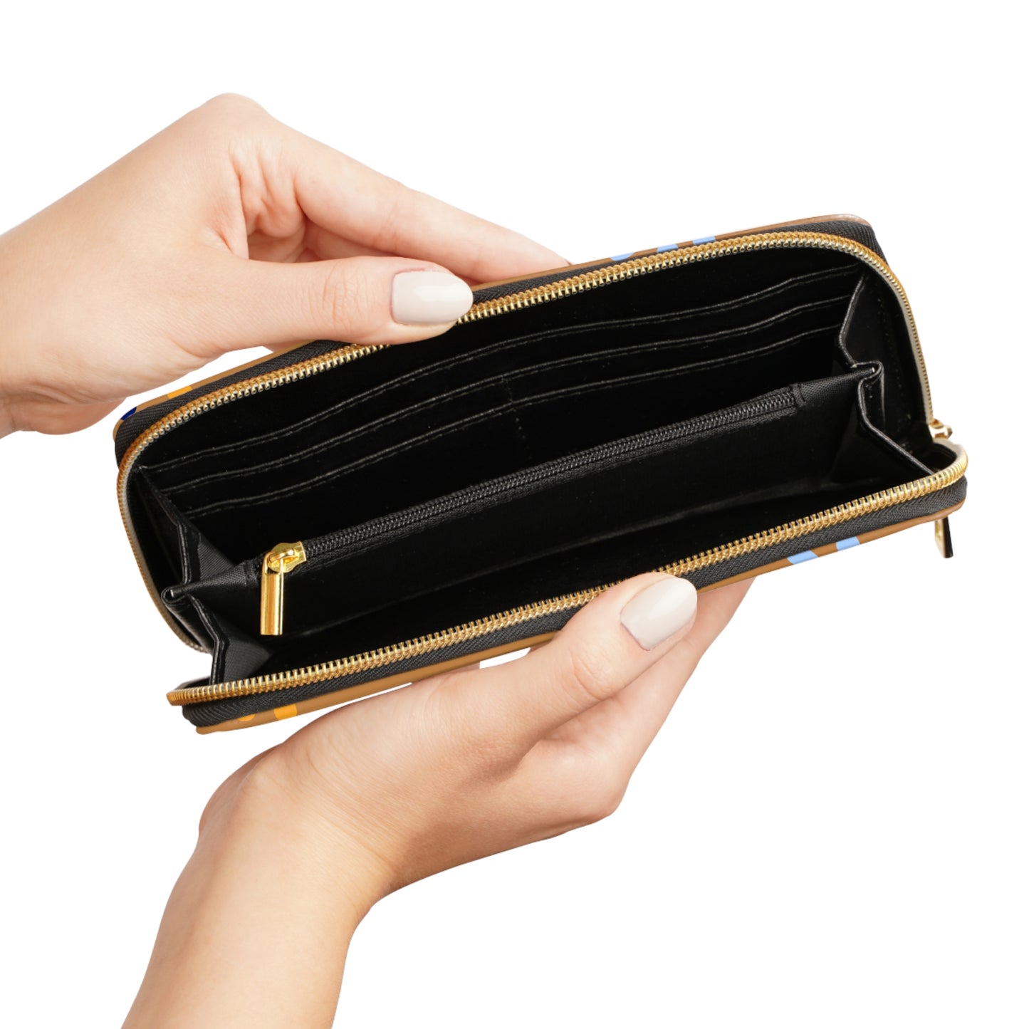 Gracias Zipper Wallet – Colorful Thank You Travel Wallet with Zip Closure