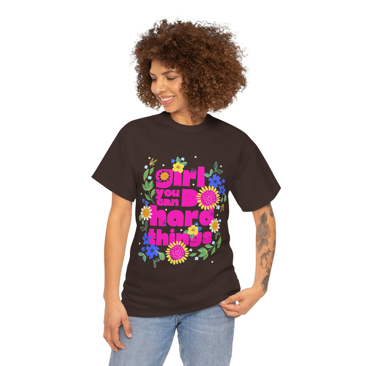 Girl You Can Do Hard Things Tee