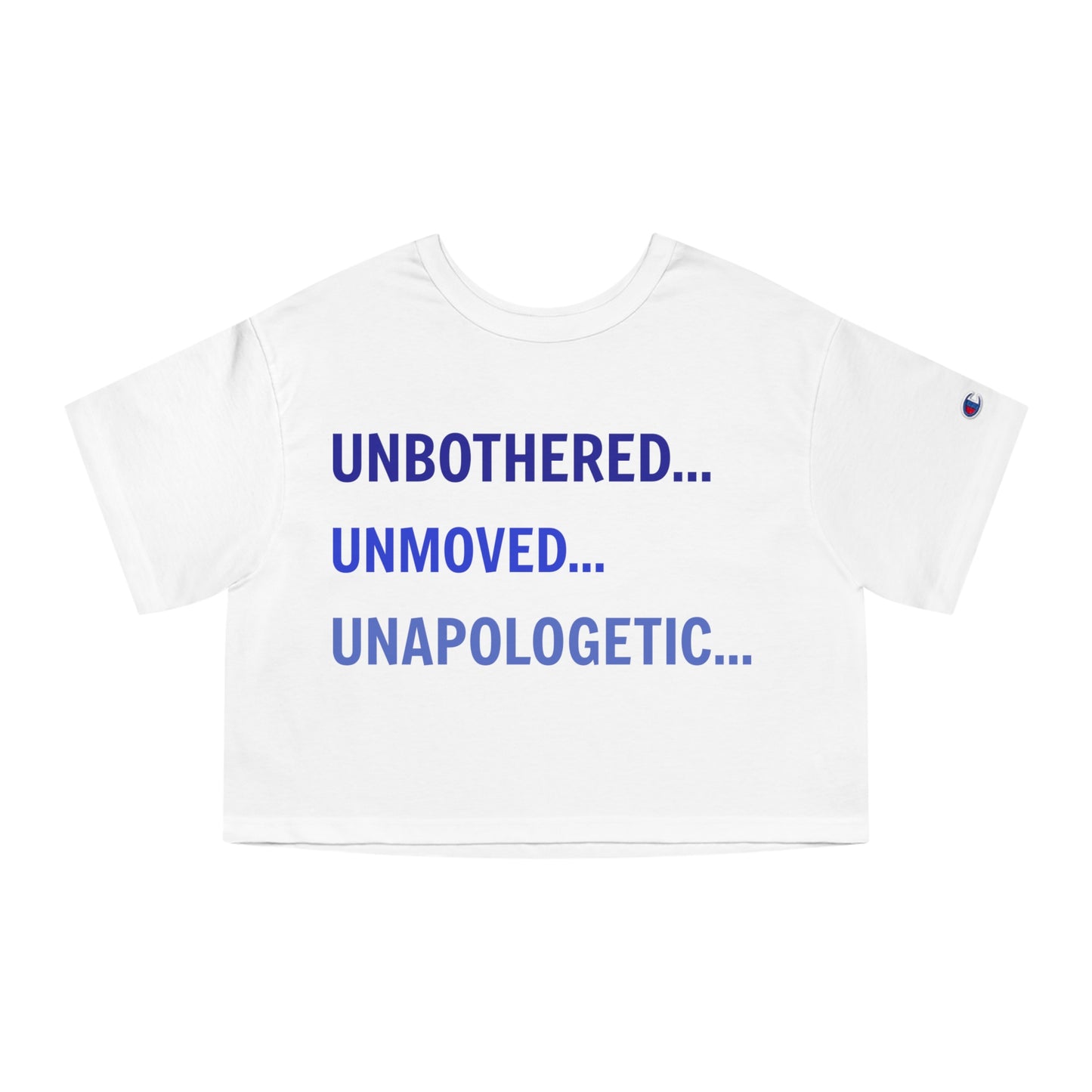 Unbothered Women's Cropped Tee
