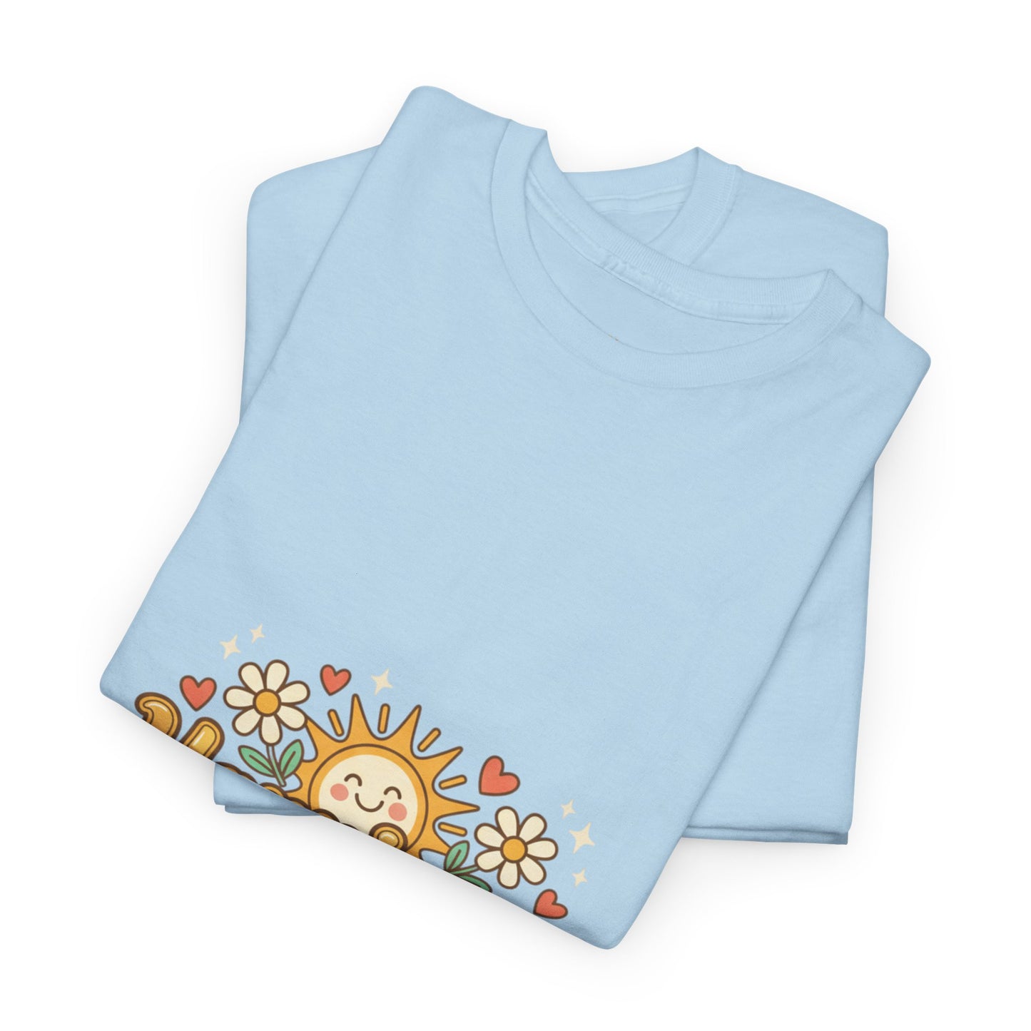 T-Shirt — "Happiness" Retro Sunflower Graphic Tee