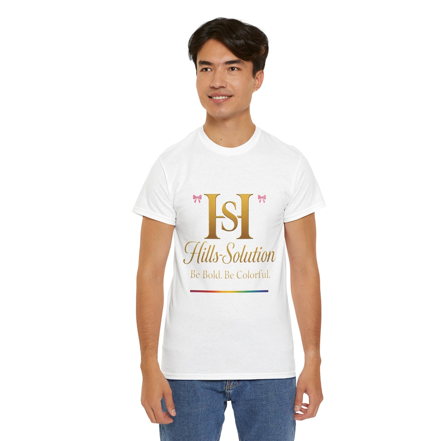 Be Bold Be Colorful Graphic Tee — Vibrant Hills Solution T-Shirt