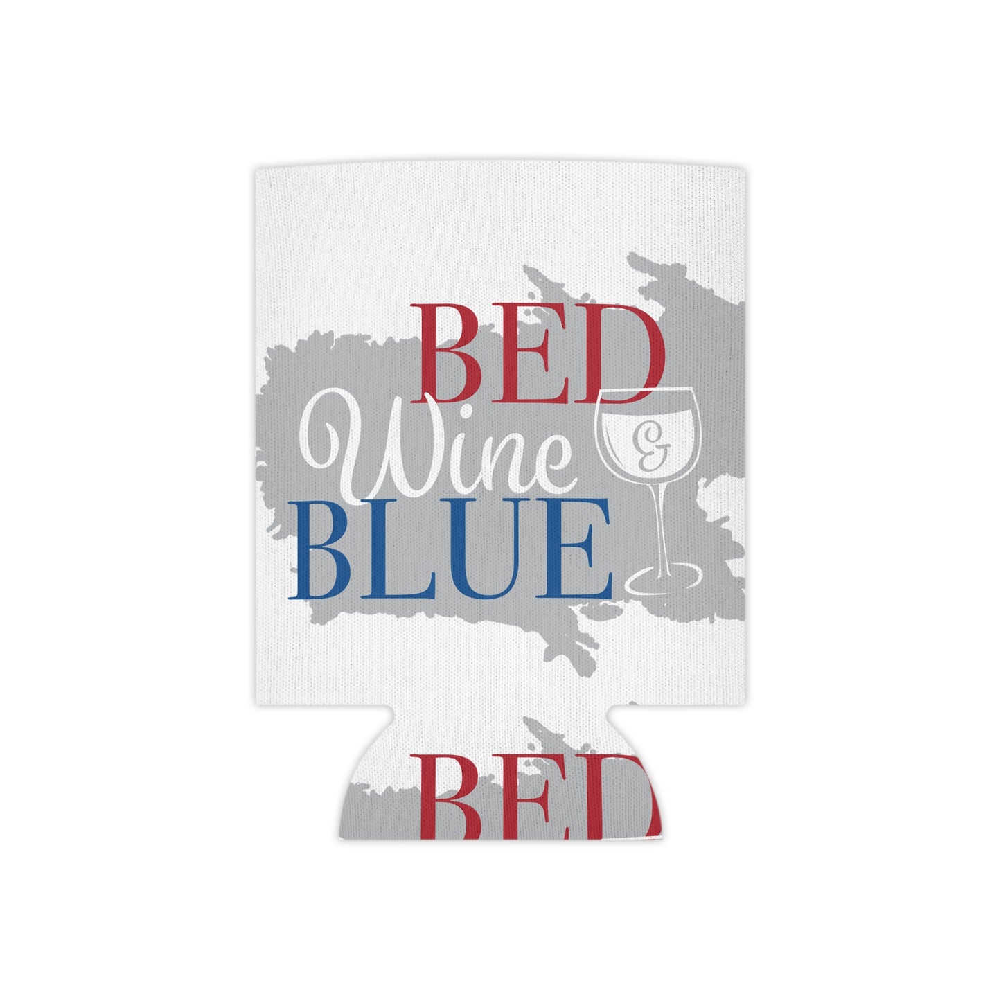 Can Cooler - "Red Wine Blue" State Pride Beer Koozie