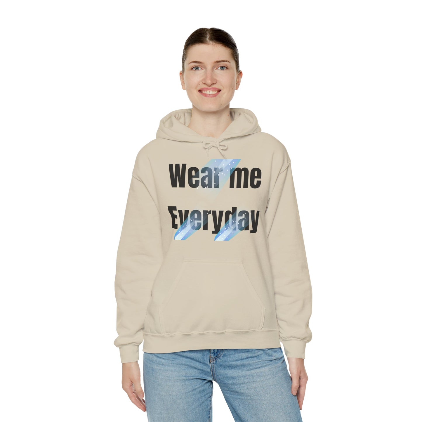 Everyday Wear Unisex Hooded Sweatshirt, Cozy Pullover