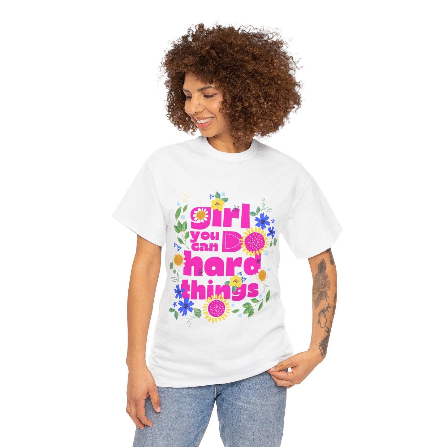 Girl You Can Do Hard Things Tee