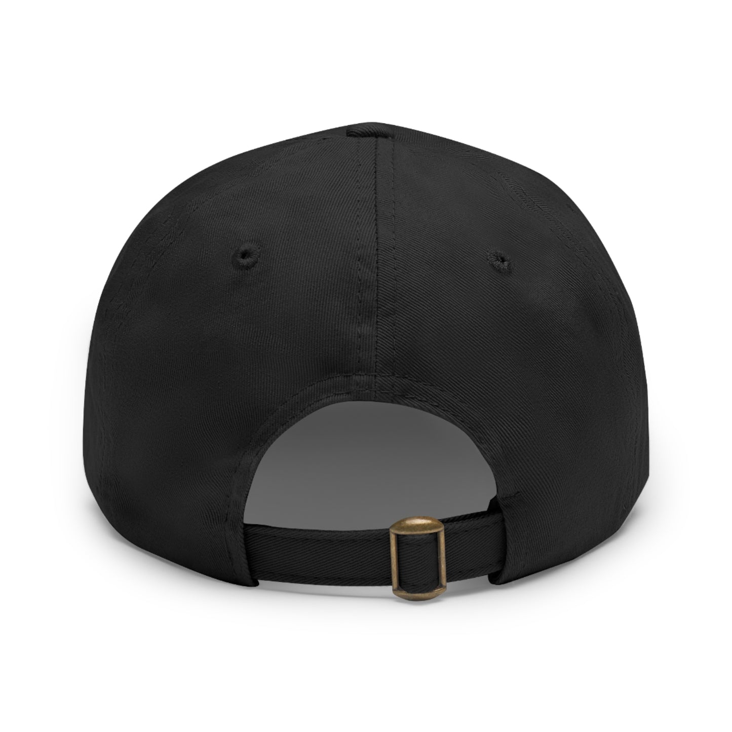 Super Dad Leather Patch Dad Hat — Embroidered 'SUPER' Cap