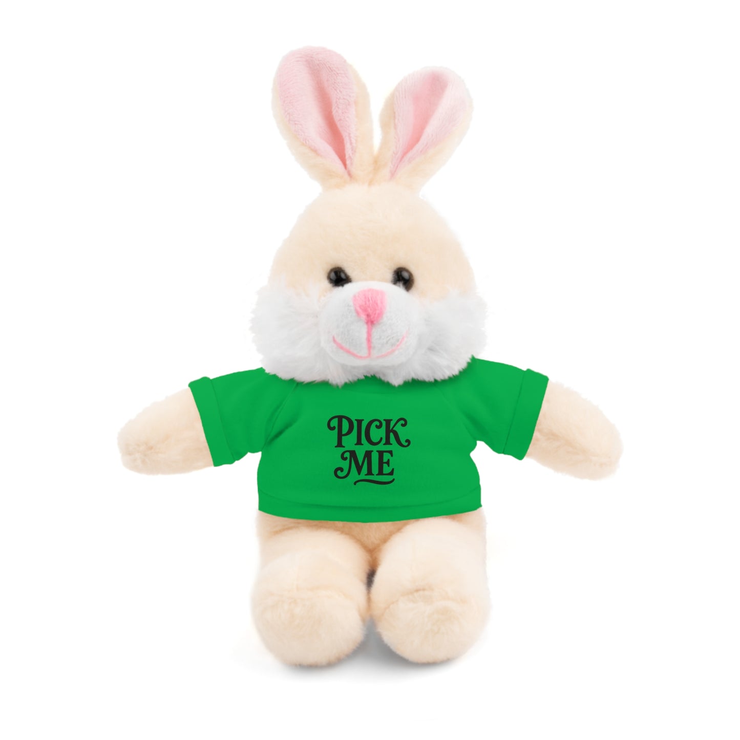 Pick Me Plush Bear with Tee — Cute Stuffed Animal Gift