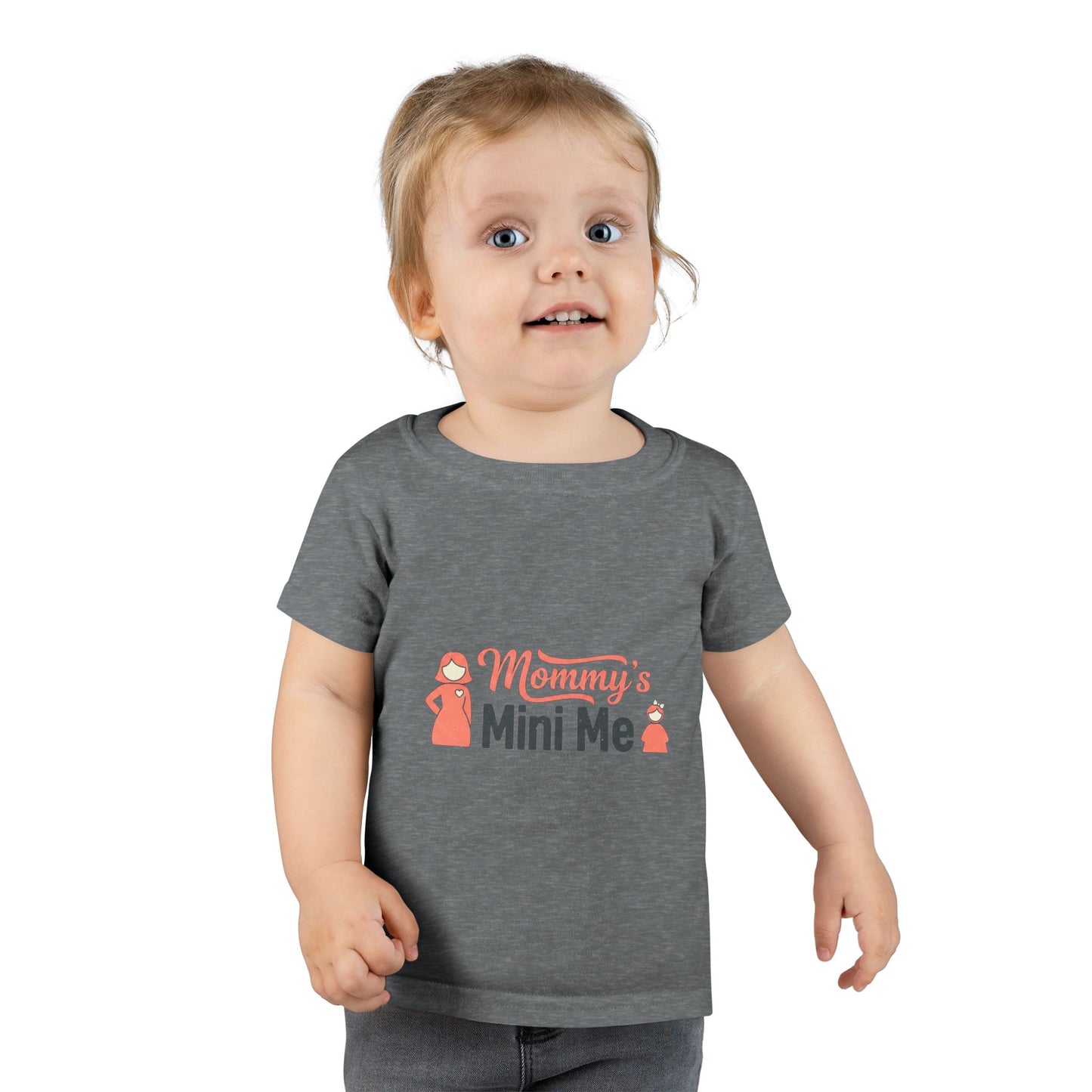 Toddler T-Shirt — "Mommy's Mini Me" Gray Kids Tee
