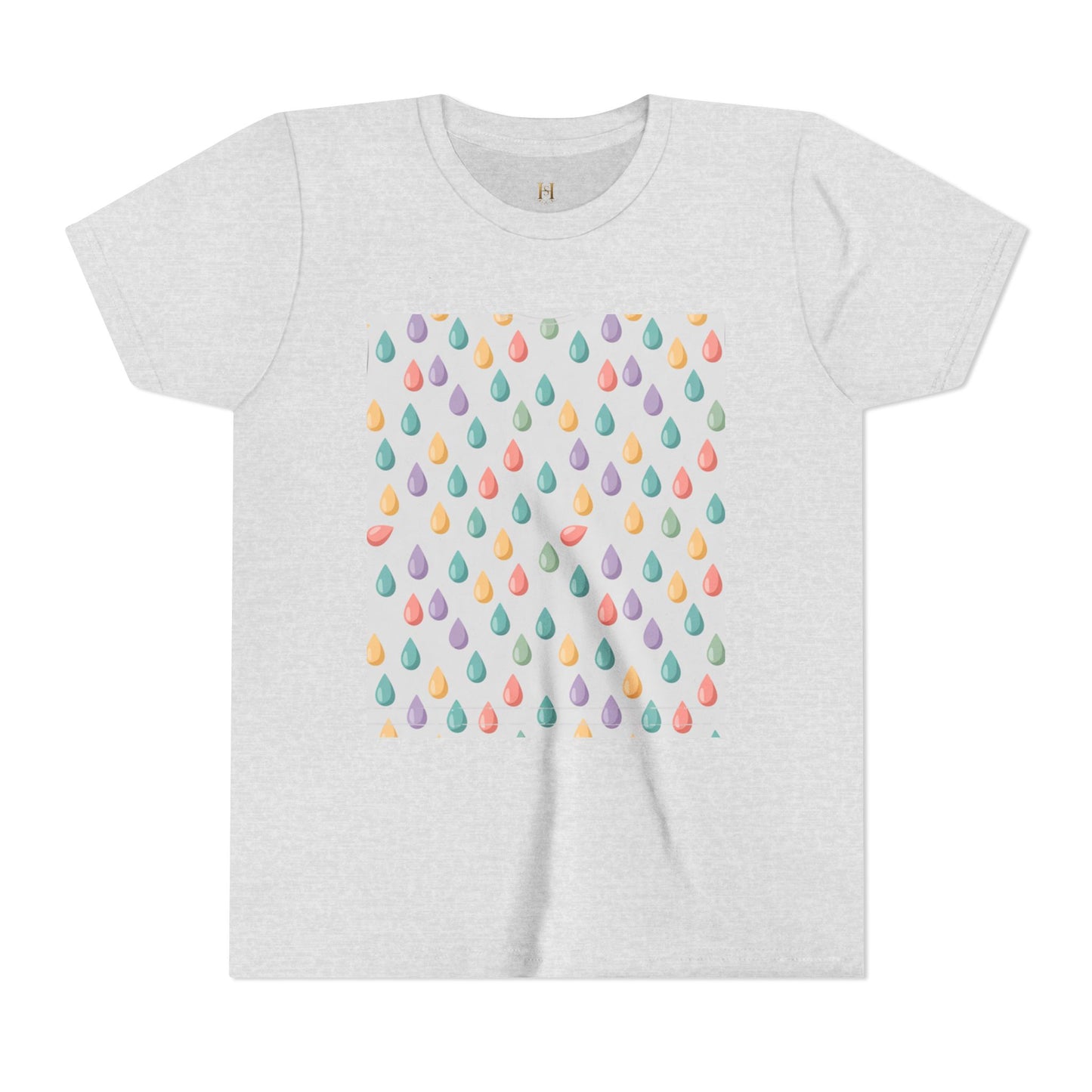 Colorful Water Droplet Youth Tee