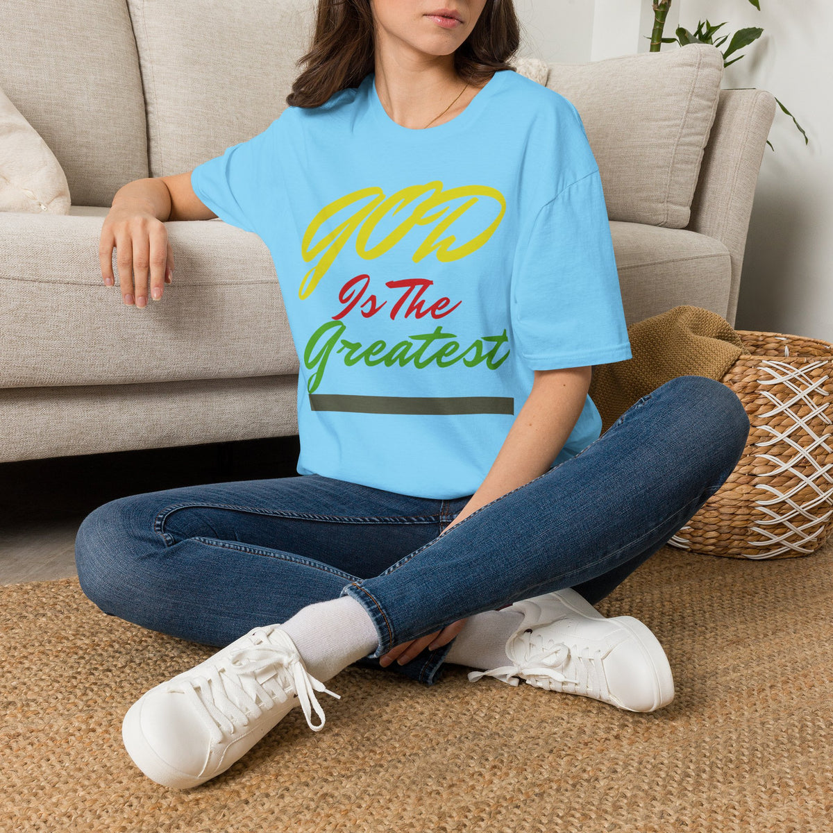 God Is The Greatest T-Shirt — Inspirational Christian Faith Tee