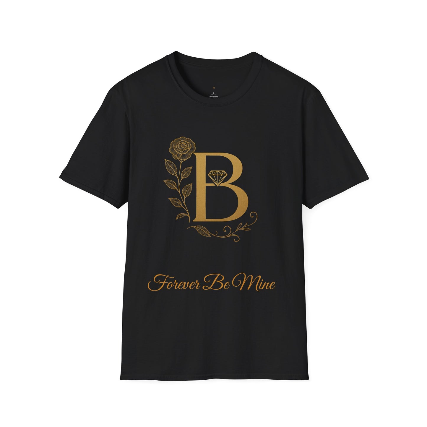 Personalized Floral Monogram T-Shirt, Forever Be Mine Shirt