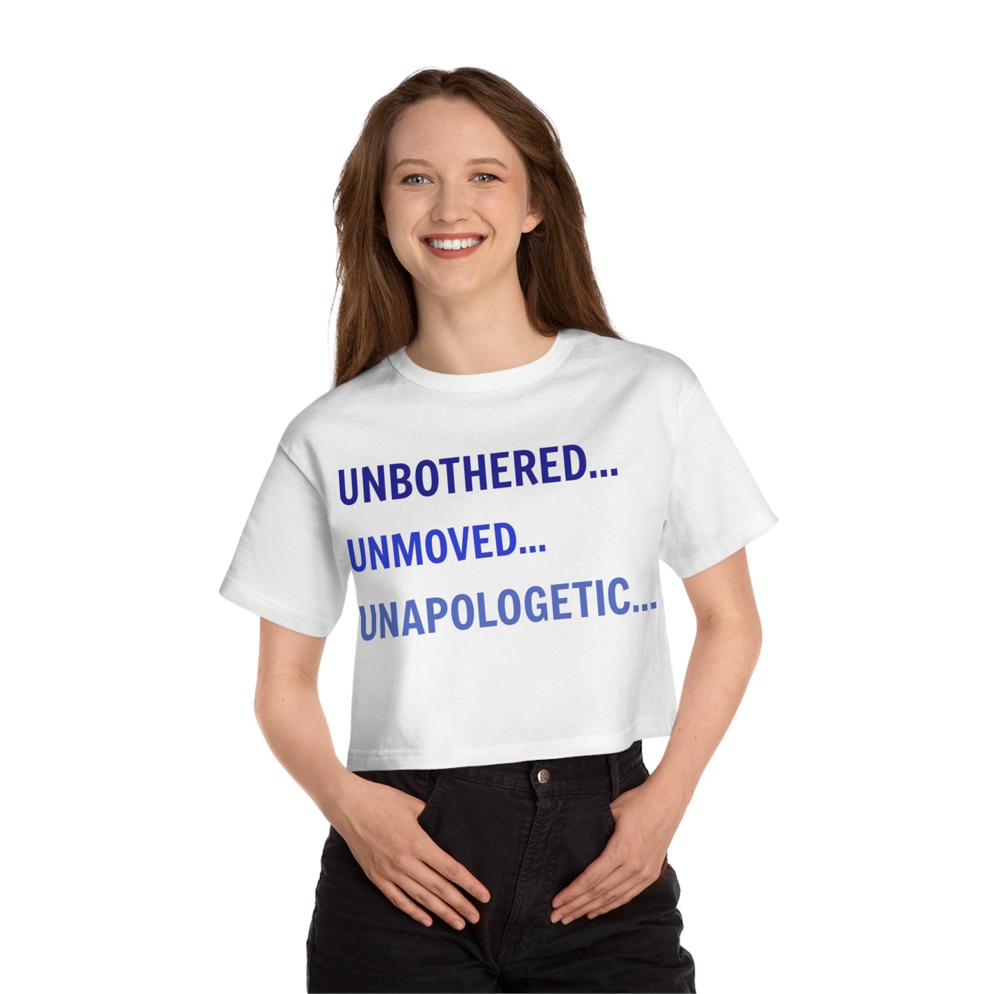 Unbothered Women's Cropped Tee