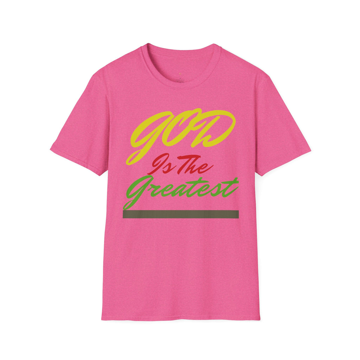 God Is The Greatest T-Shirt — Inspirational Christian Faith Tee