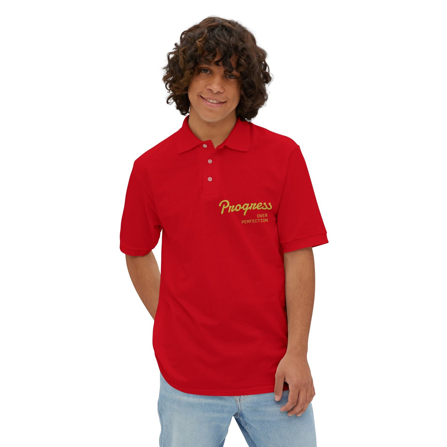 Men's Piqué Polo Shirt - Progress Theme Casual Wear