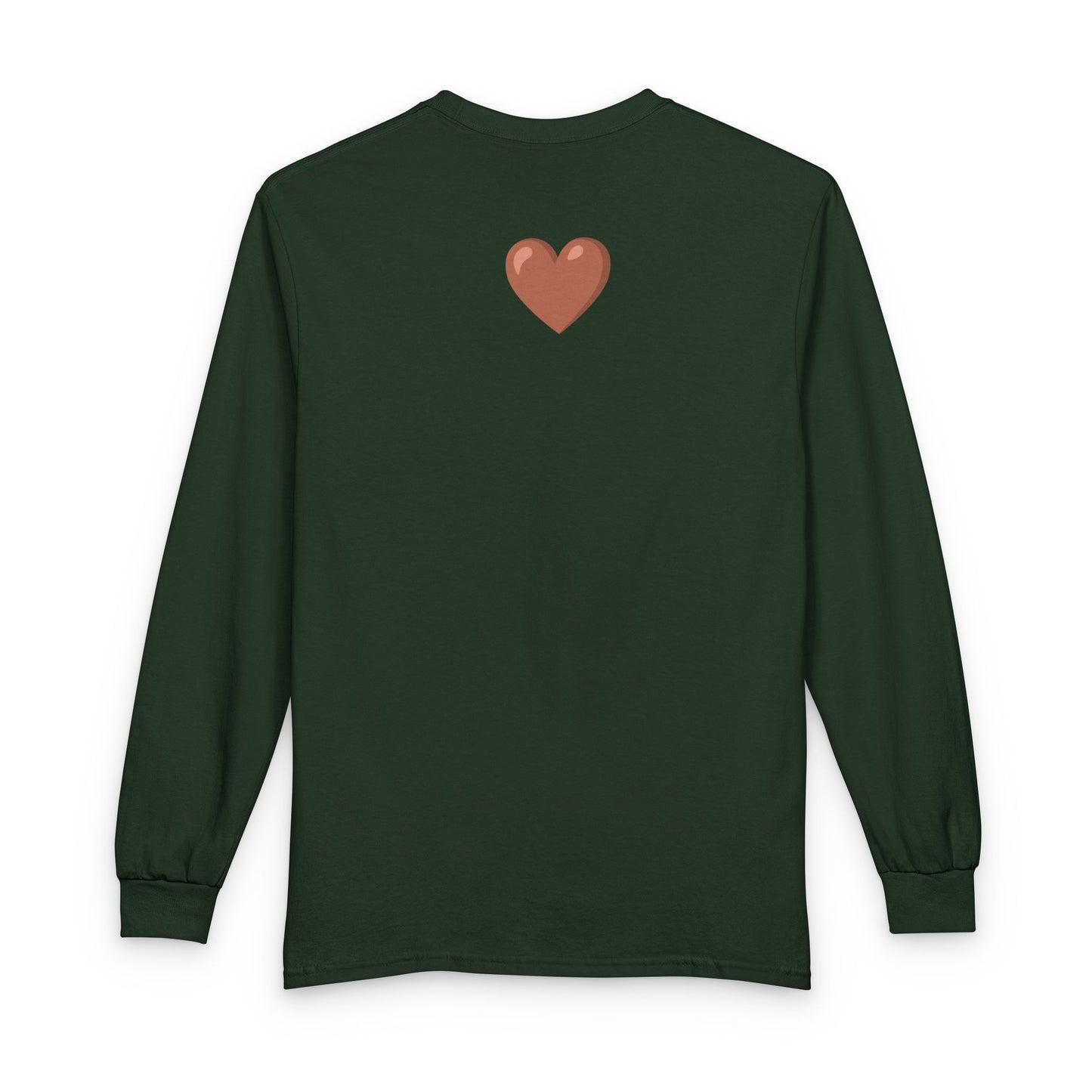 Choose Peace Long Sleeve Tee — Heart Back Graphic
