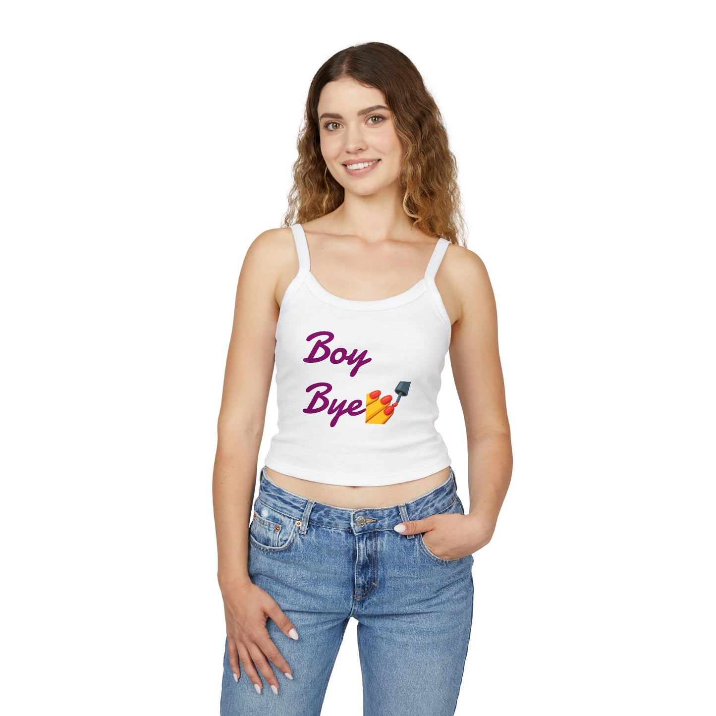 Chic Women's Tank Top with "boy bye"