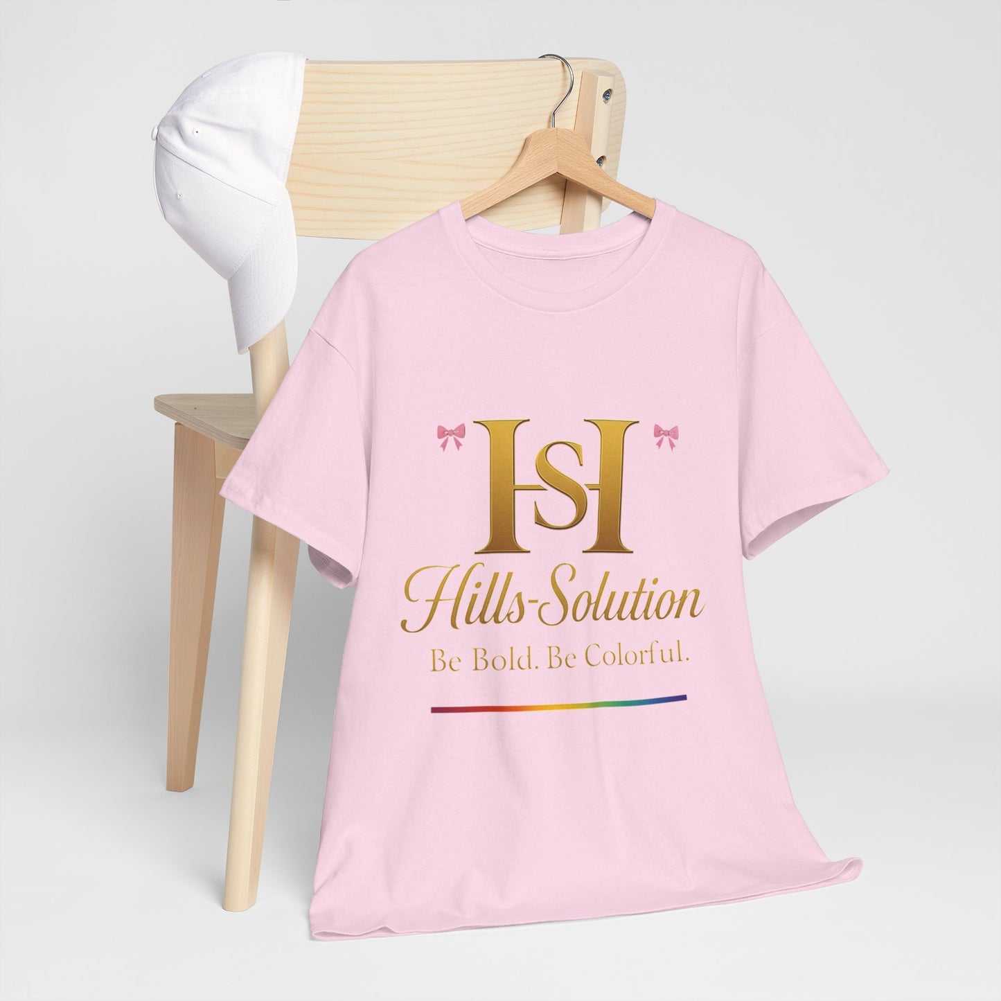 Be Bold Be Colorful Graphic Tee — Vibrant Hills Solution T-Shirt