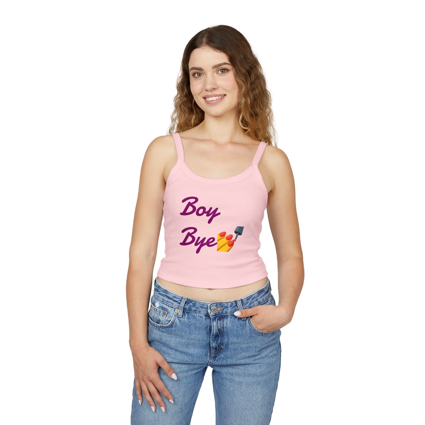 Chic Women's Tank Top with "boy bye"