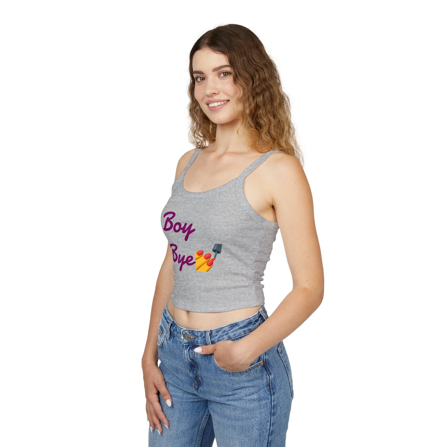 Chic Women's Tank Top with "boy bye"