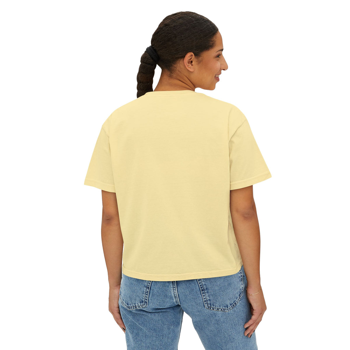 "Still Choosing You" Women's Boxy Tee – Positive Graphic Crop T-Shirt