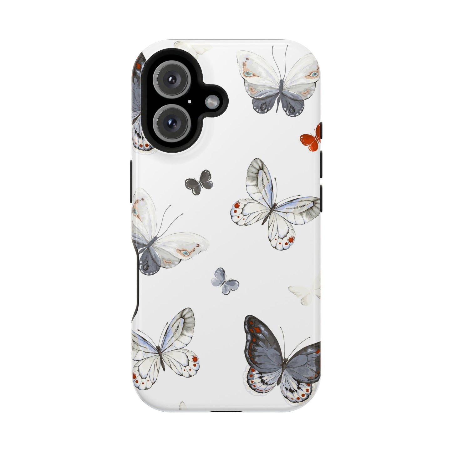 Butterfly Impact-Resistant Phone Case, Elegant Phone Cover, Gifts for Her, Nature Lovers, Eco-friendly Design, Cute Butterfly Case