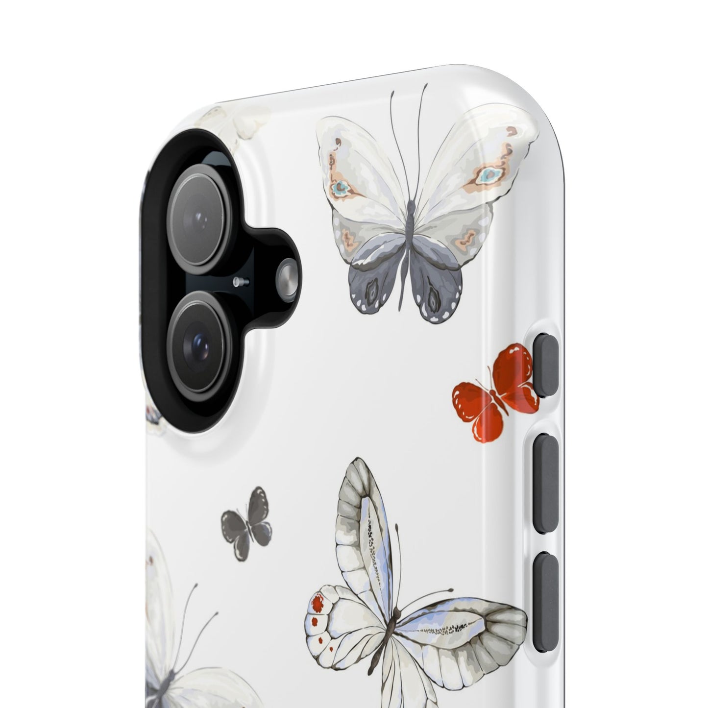 Butterfly Impact-Resistant Phone Case, Elegant Phone Cover, Gifts for Her, Nature Lovers, Eco-friendly Design, Cute Butterfly Case