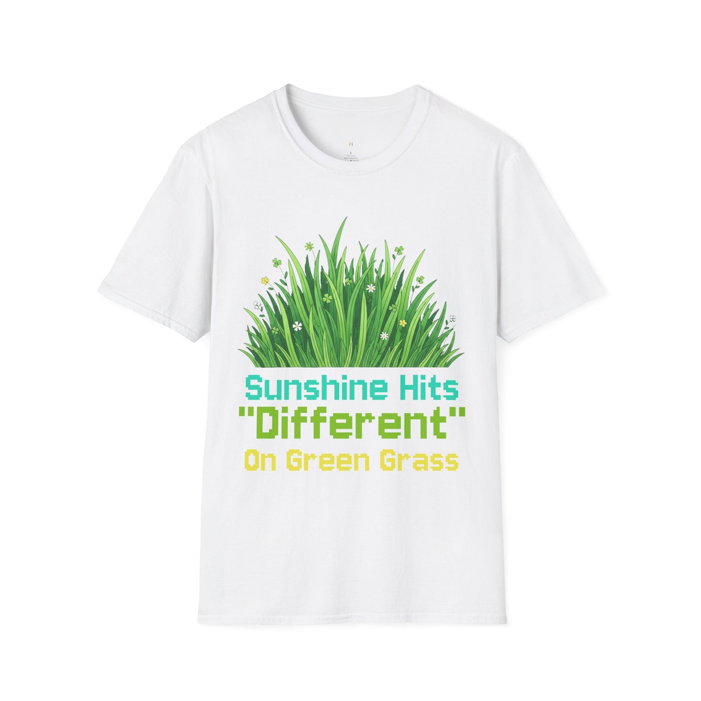 Sunshine Hits "Different" On Green Grass T-Shirt