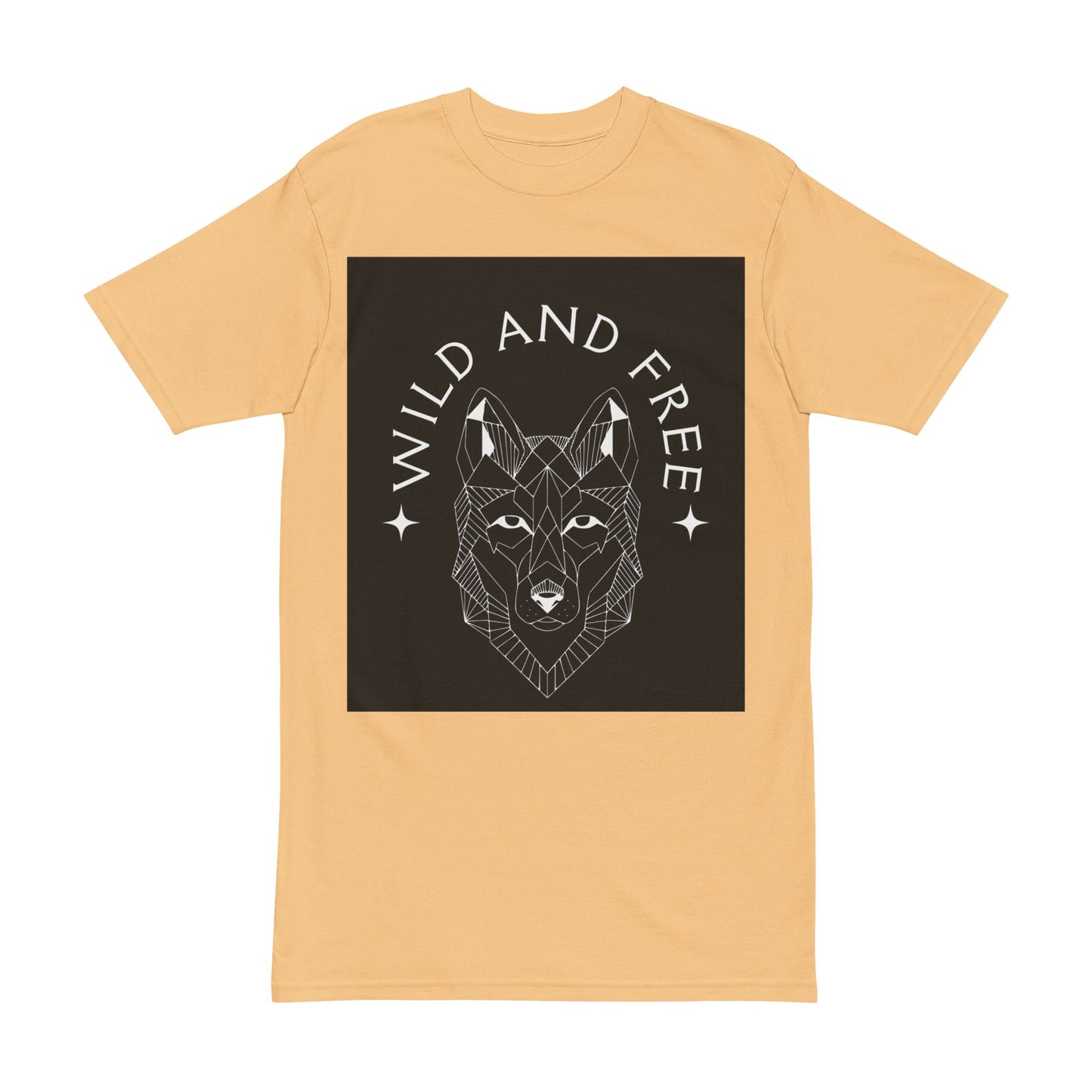 Wild and Free Wolf T-Shirt — Graphic Men's Tee