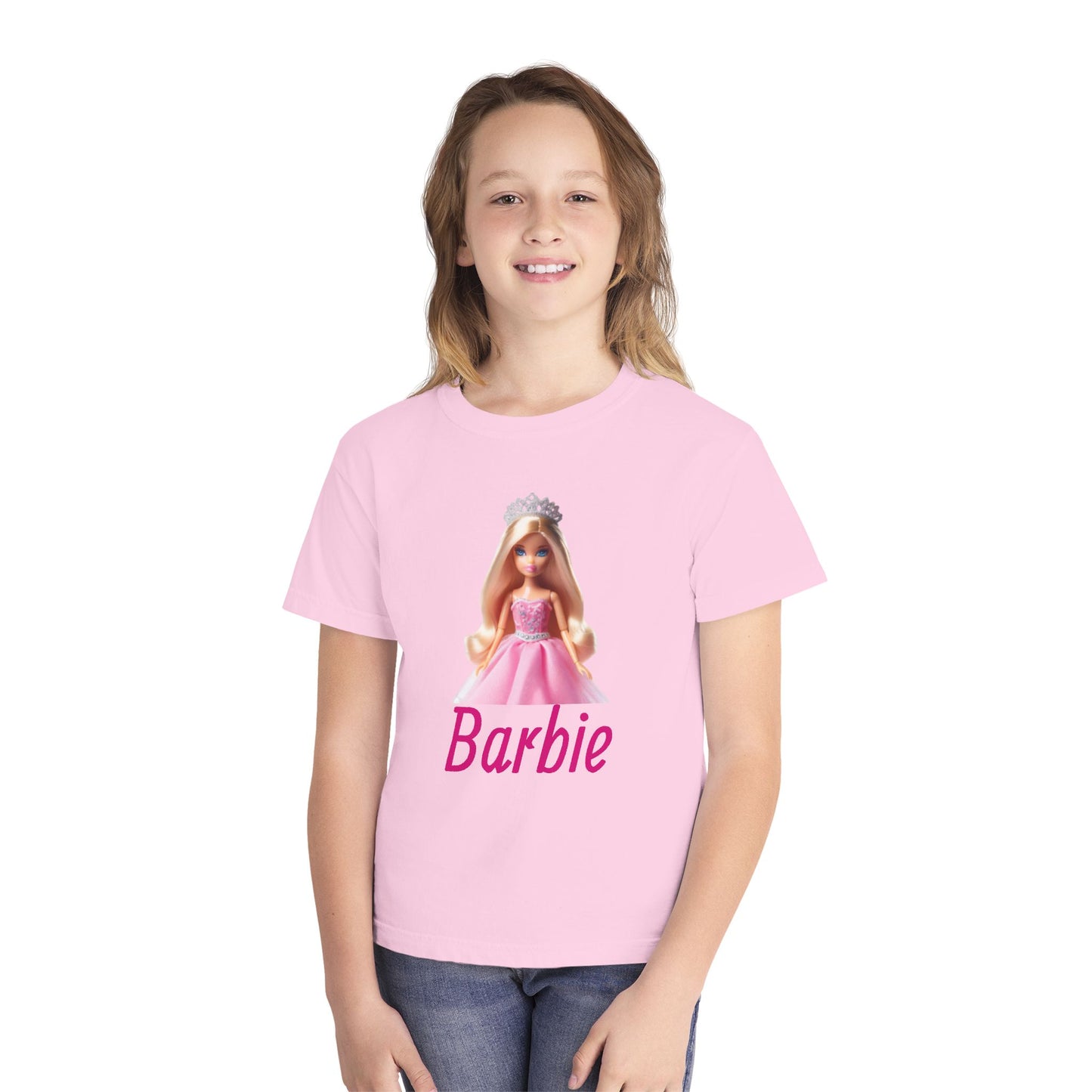 Barbie Youth Midweight Tee, Cute Kids Shirt, Barbie Fan Gift, Birthday Shirt, Playdate Outfit