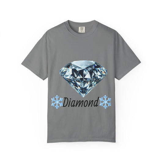 Sparkling Diamond Unisex T-Shirt, Trendy Graphic Tee for Casual Wear, Gift for Birthdays, Parties, Holidays, Fashionable Everyday Style