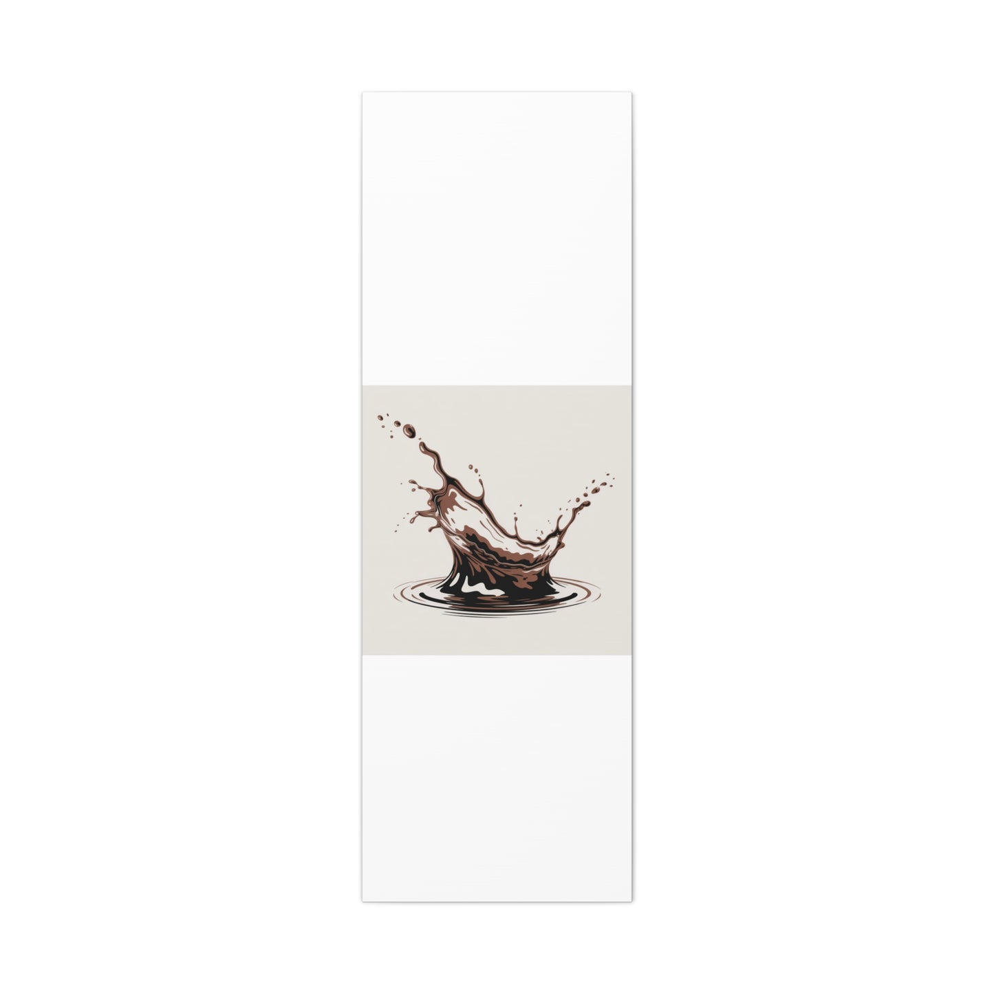 Chocolate Splash Matte Canvas Wall Art – Modern Kitchen Decor