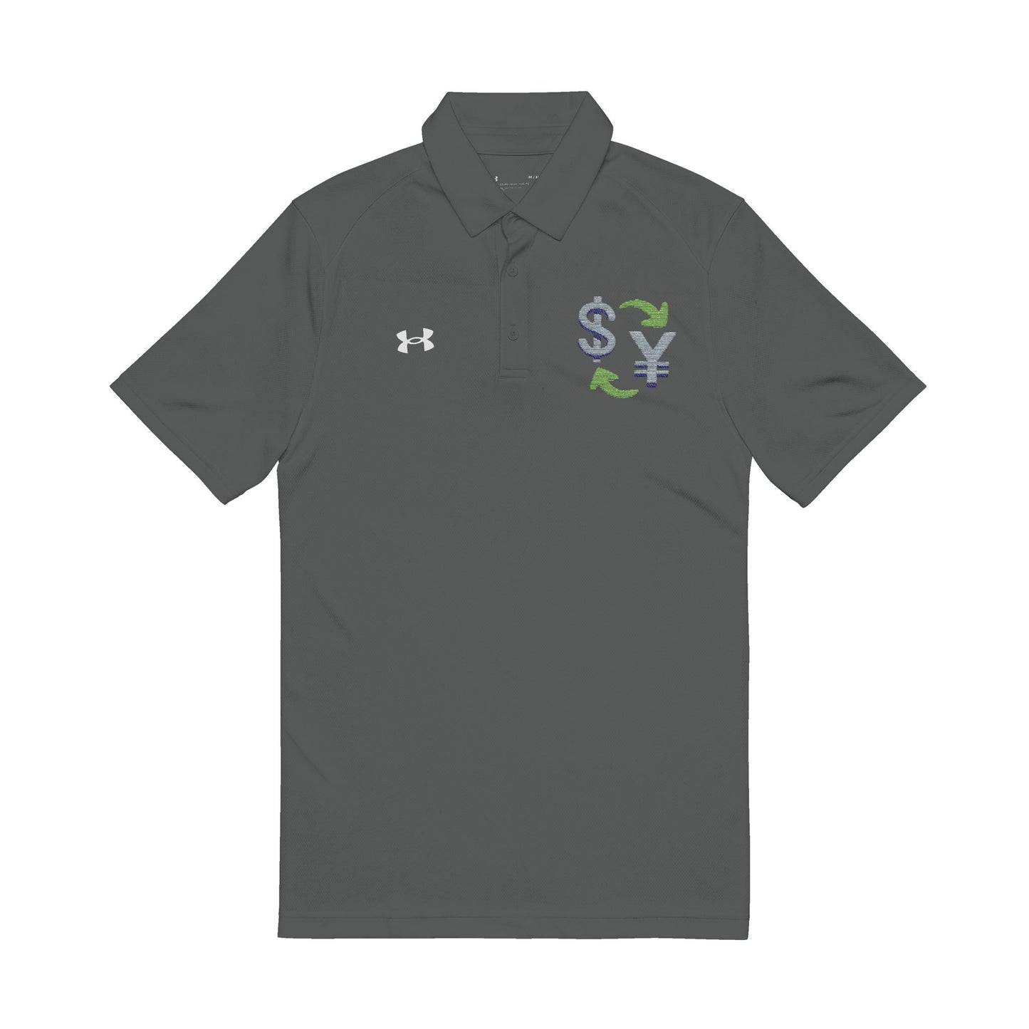 Stylish Men's Polo Shirt -  Recycle Embroidery