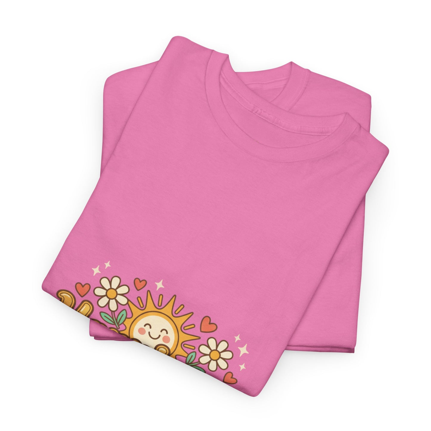 T-Shirt — "Happiness" Retro Sunflower Graphic Tee