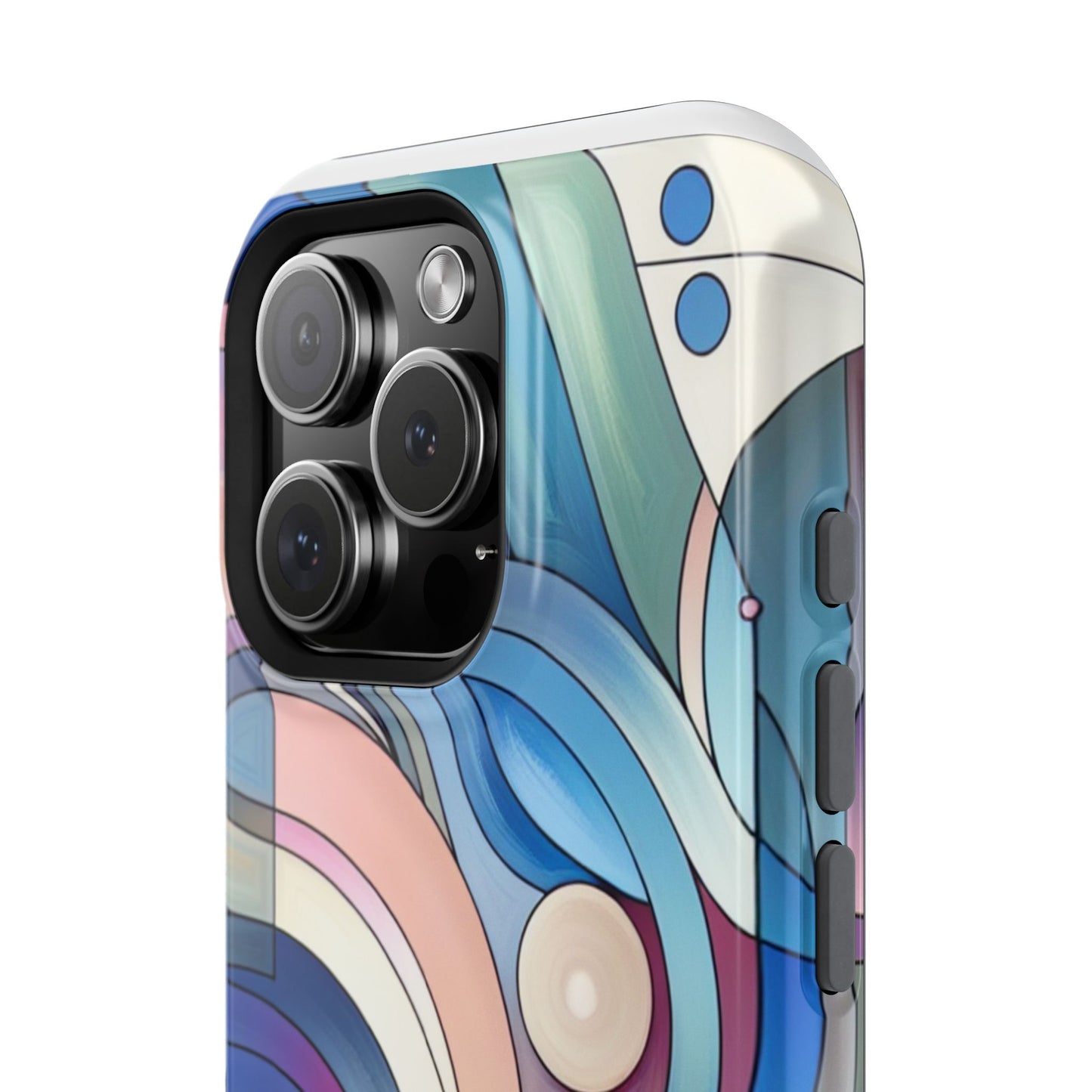 Artistic Magnetic Phone Case | Abstract Colorful Design, Unique Gift for Artists, Stylish Protection, Holiday Essentials, Phone Accessory