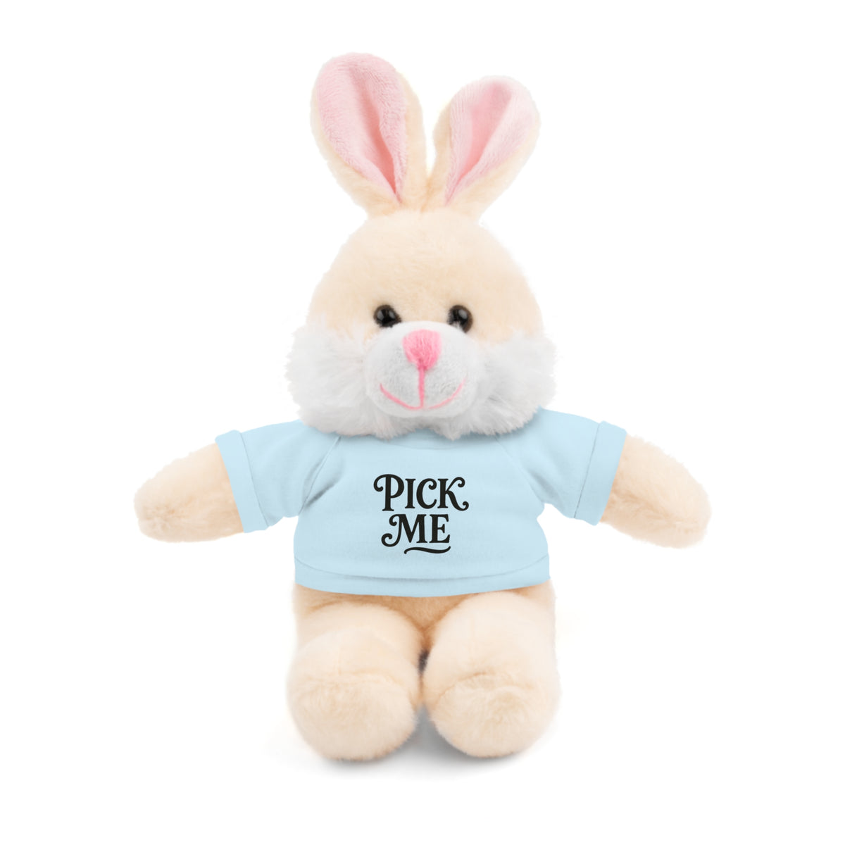Pick Me Plush Bear with Tee — Cute Stuffed Animal Gift