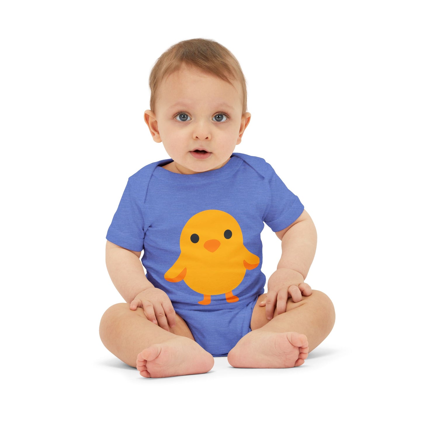 Adorable Baby Bodysuit with Cute Chick Design, Infant Onesie