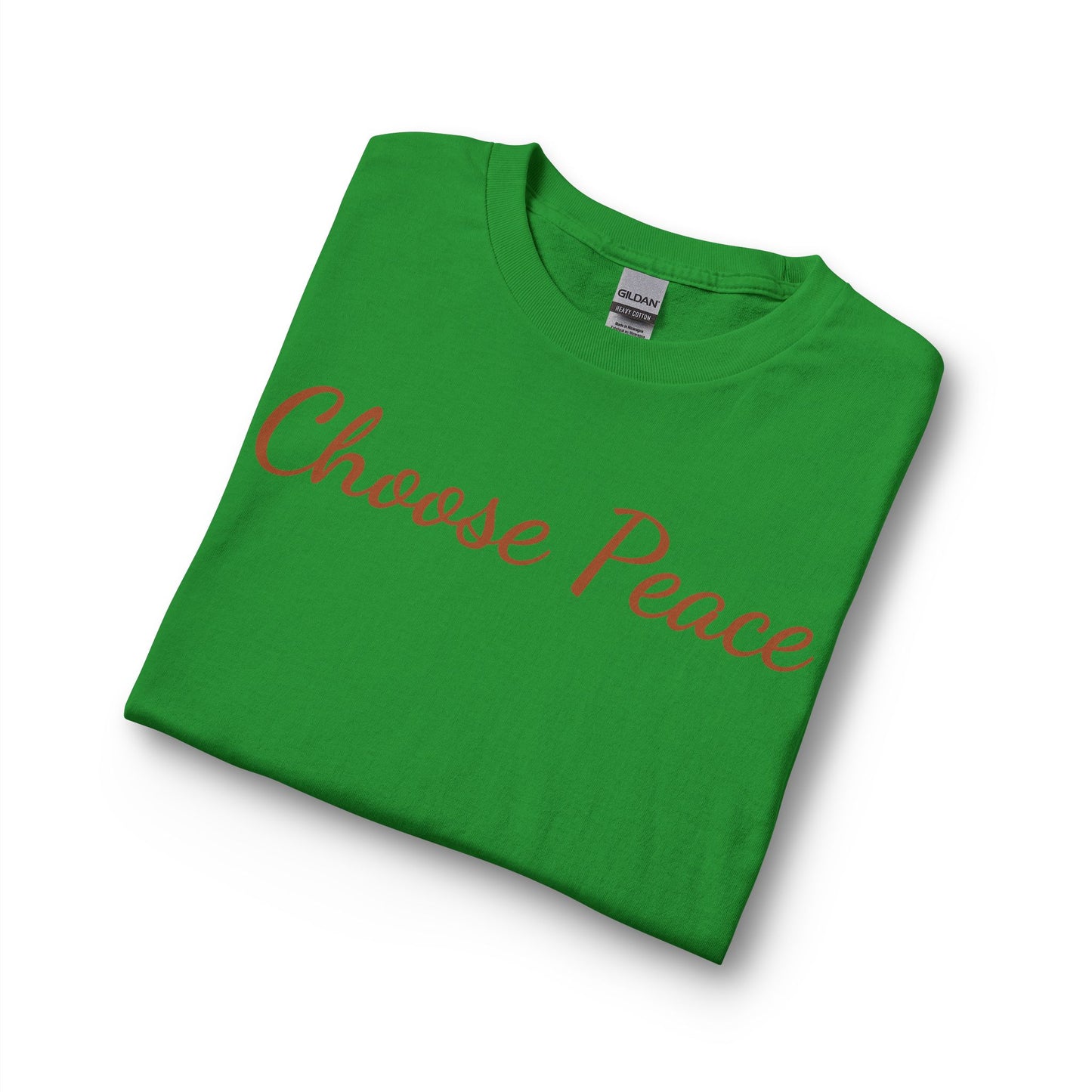Choose Peace Long Sleeve Tee — Heart Back Graphic