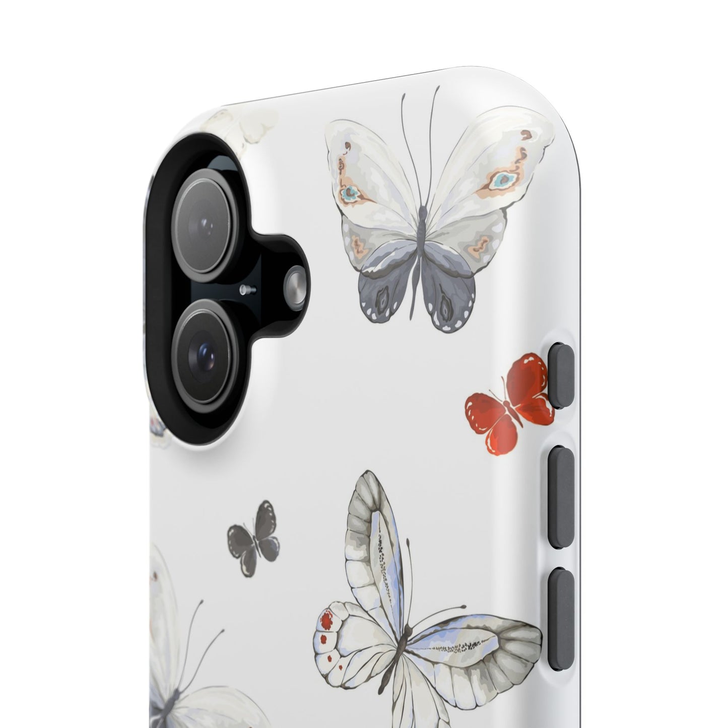 Butterfly Impact-Resistant Phone Case, Elegant Phone Cover, Gifts for Her, Nature Lovers, Eco-friendly Design, Cute Butterfly Case